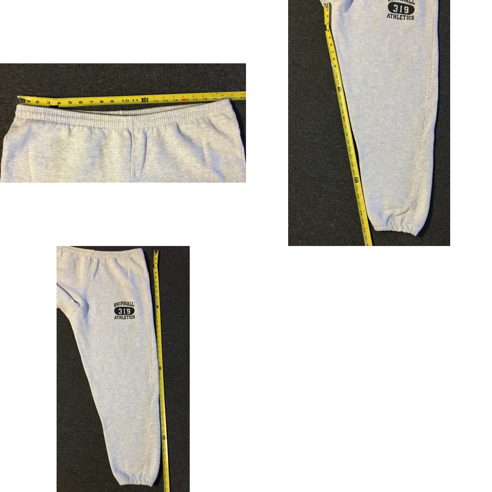 Vintage VINTAGE Brimhall Athletics 90s Sweatpants Track & Field XXL Gray USA School PE Grunge 80s Activewear Mens Sweatpants Drawstring Size US 39 - 8 Thumbnail