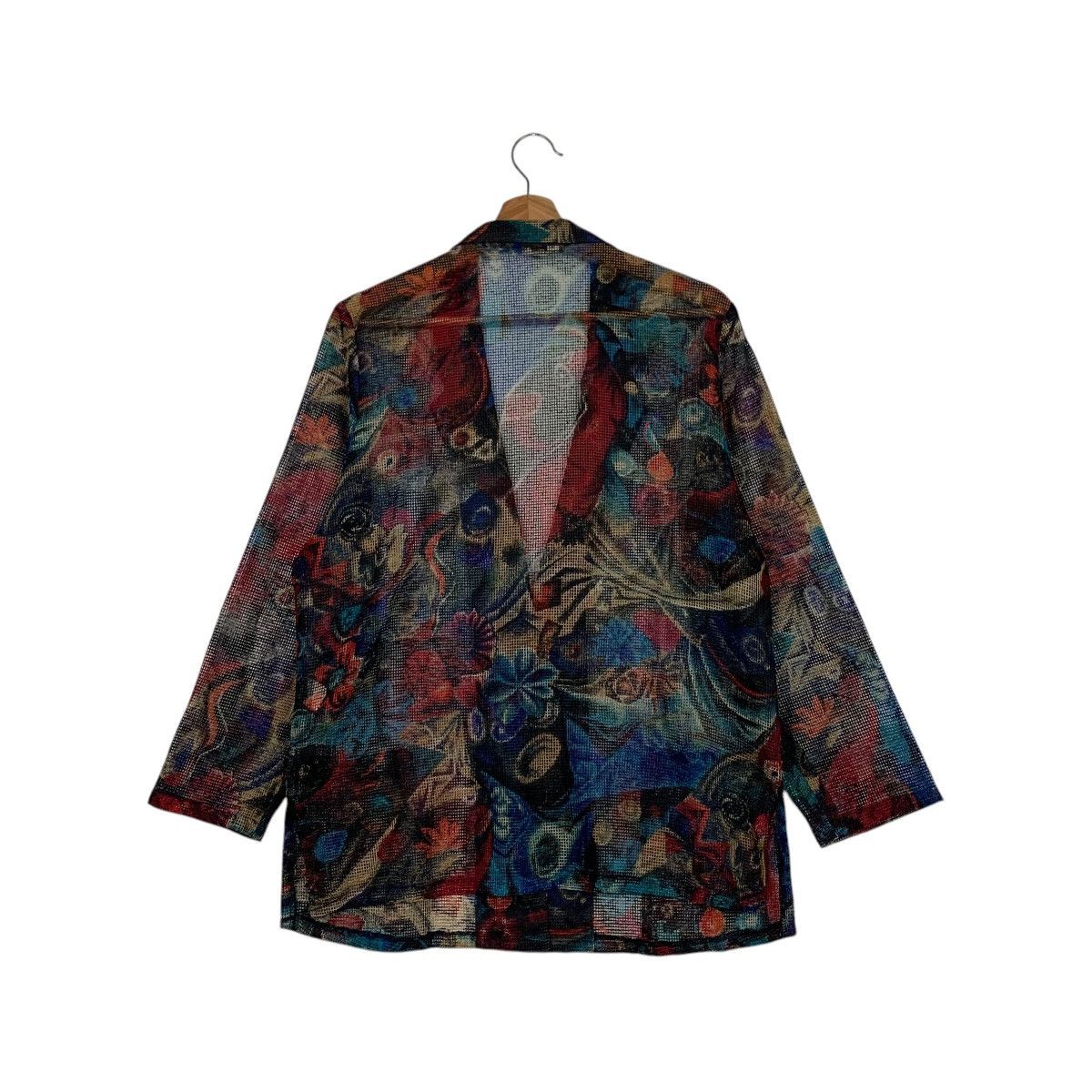 Japanese Brand Vintage 90’s SAGES Fullprint Casual Jacket Blazer #2620-C118 Size US M / EU 48-50 / 2 - 7 Thumbnail