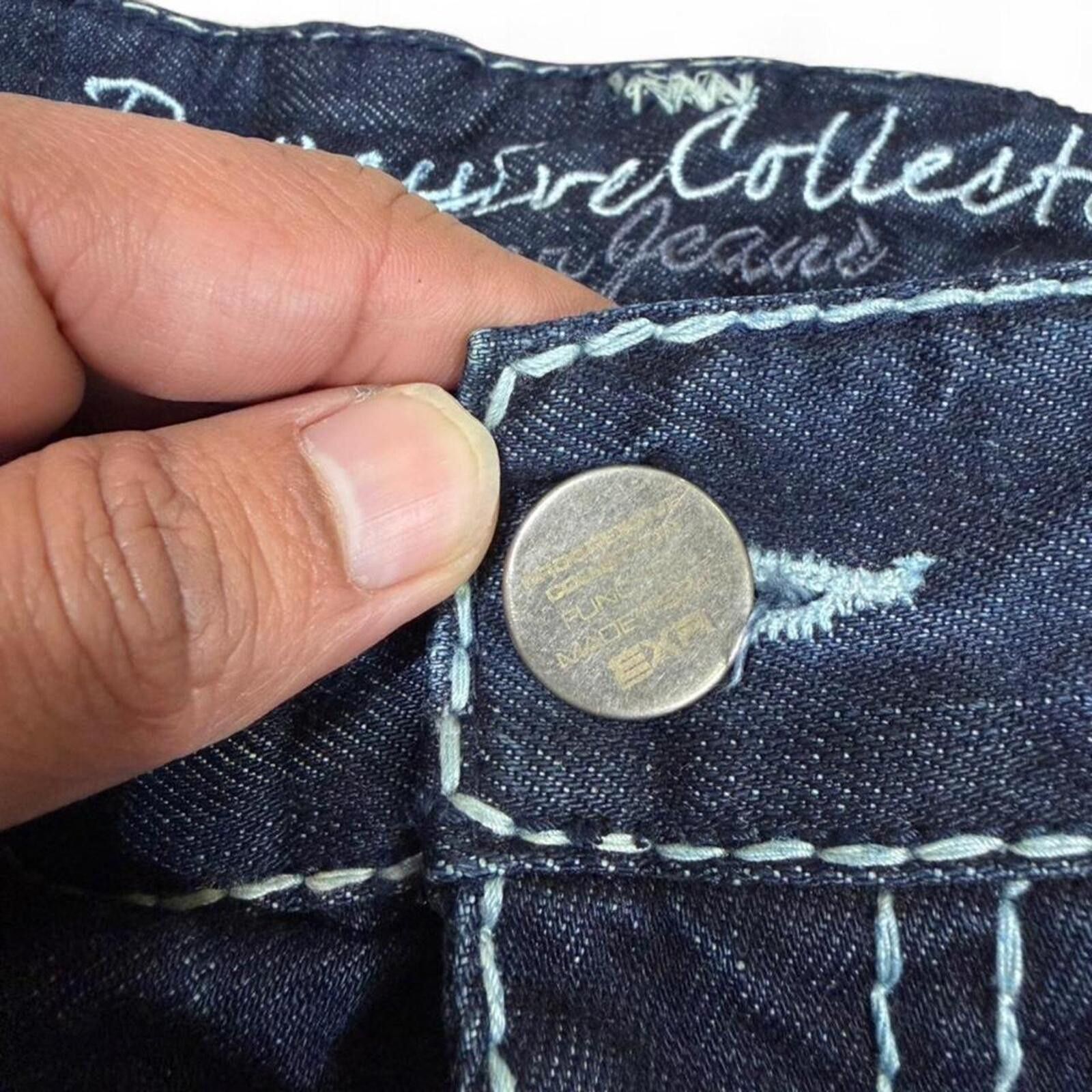 True Religion Vintage Style EXR Progressive Collection denim jeans Size US 32 / EU 48 - 7 Thumbnail