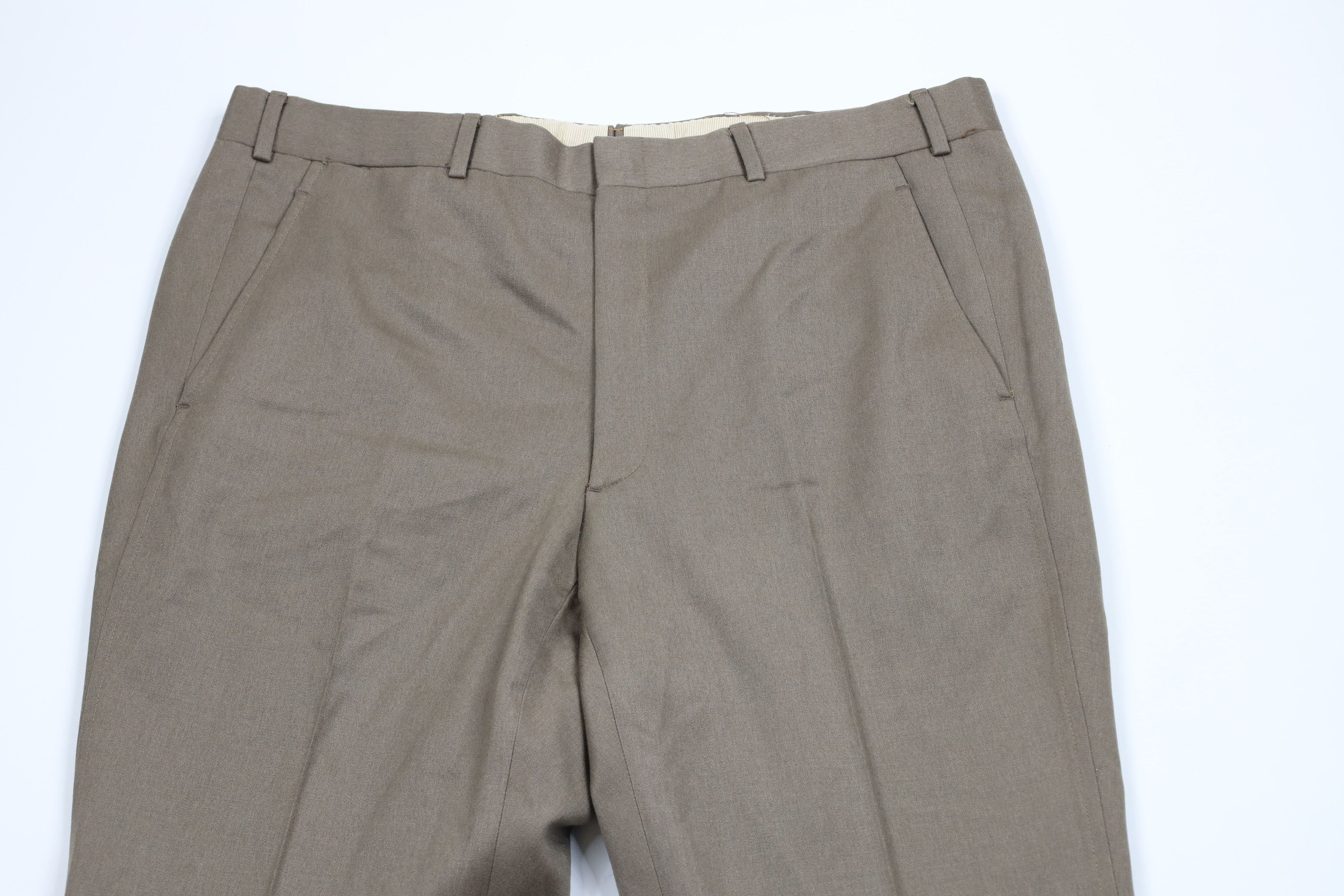 Vintage Vintage 70s Streetwear Wide Leg Chino Pants Trousers Italy Size US 38 / EU 54 - 2 Thumbnail