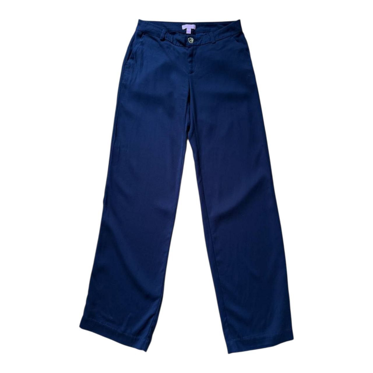 Lilly Pulitzer Lilly Pulitzer Blue Pants | Size 2 Size 26" / US 2 / IT 38 - 1 Thumbnail