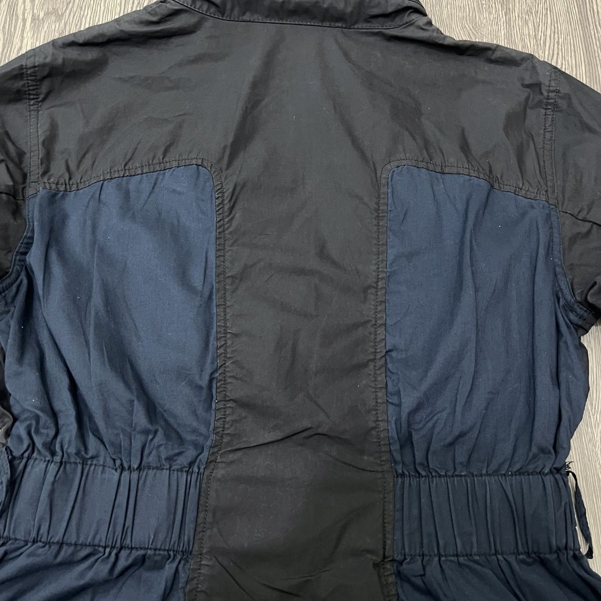 Armani Exchange Armani Exchange - Peplum Jacket Black Navy Hidden Hoodie Size US M / EU 48-50 / 2 - 8 Thumbnail