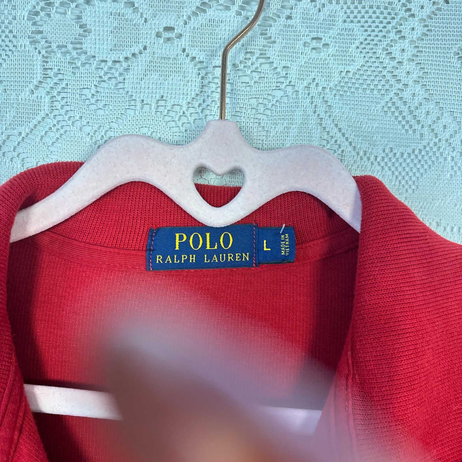 Polo Ralph Lauren vintage red quarter zip polo sweater Size US L / EU 52-54 / 3 - 7 Thumbnail