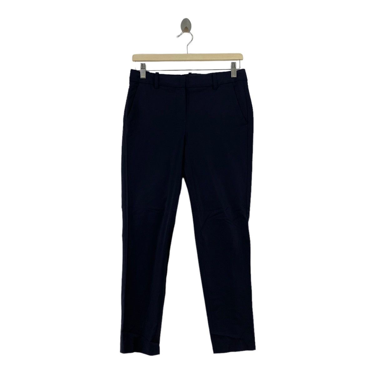 image of Theory Slim Fit Black Casual Trousers Pant, Men's (Size 29)
