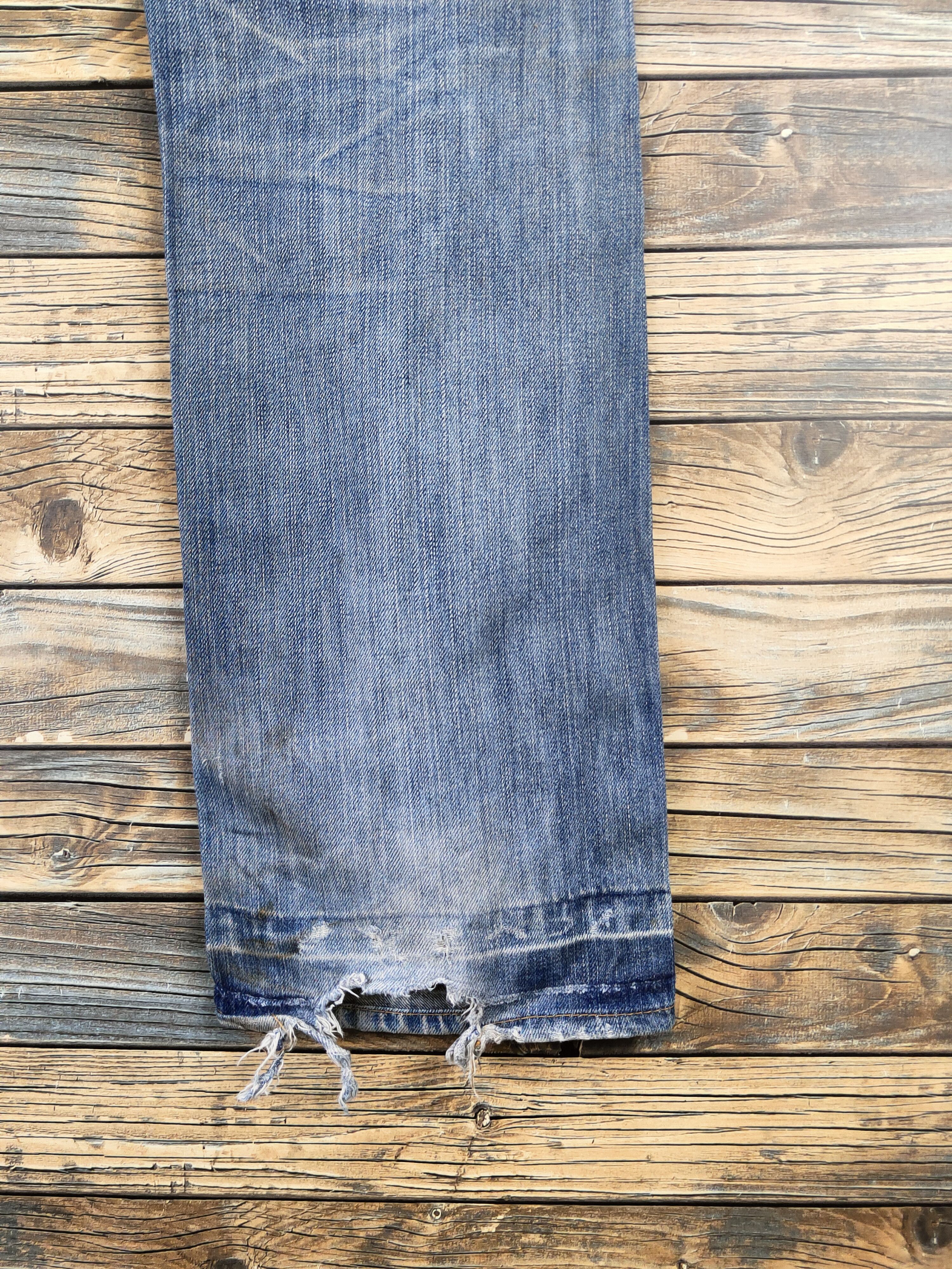 Replay DL Replay Blue Distressed Ripped Jeans #46-101 Size US 30 / EU 46 - 13 Thumbnail
