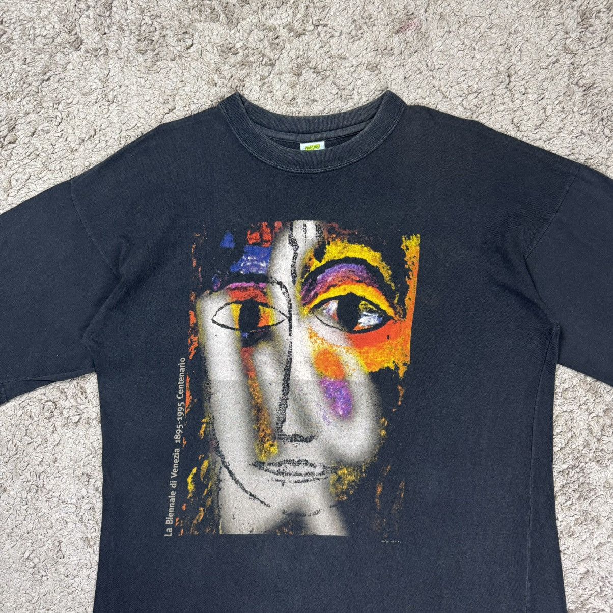 Vintage Vintage Art La Biennale di Venezia 1895-1995 Centenario Tee Size US L / EU 52-54 / 3 - 5 Thumbnail