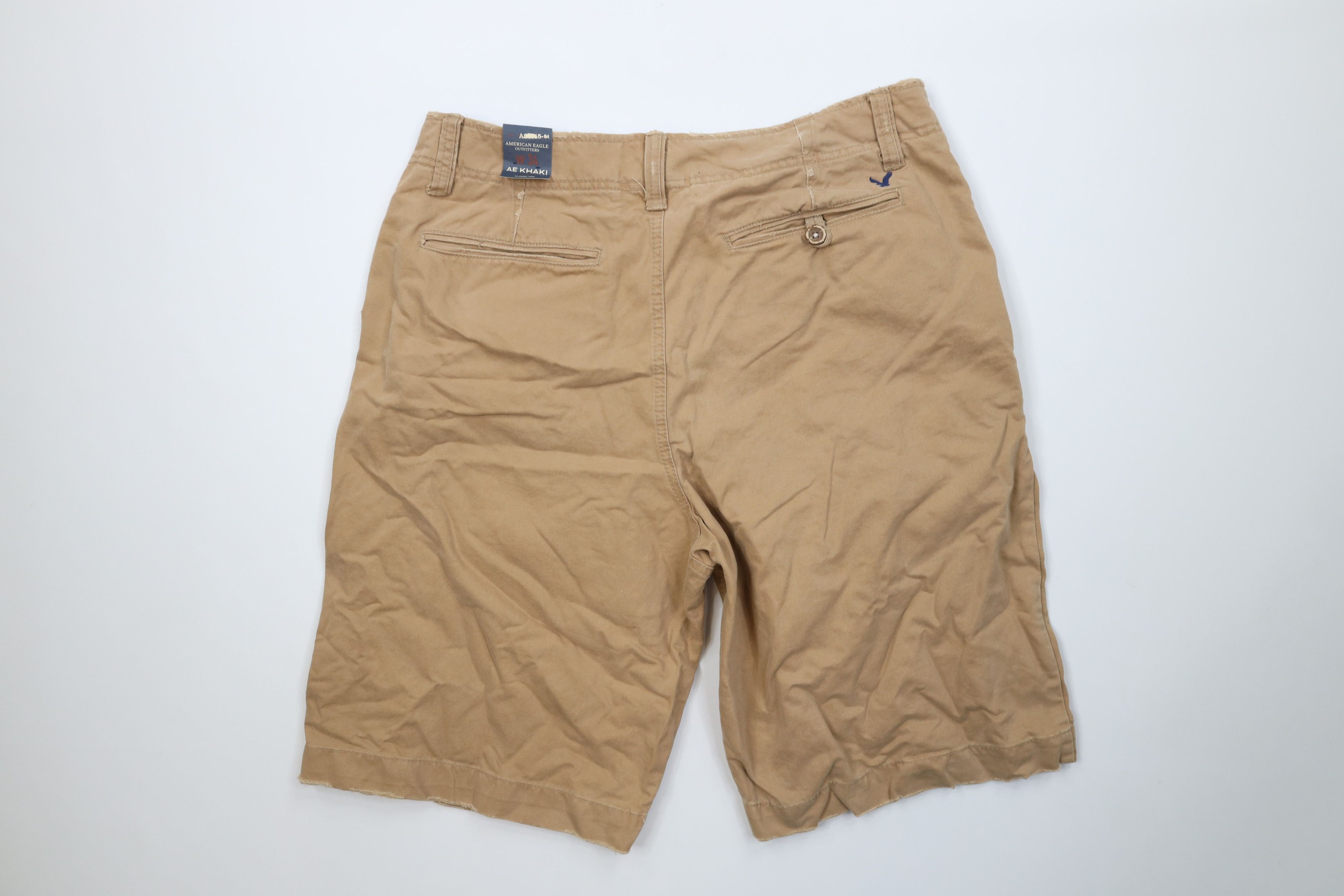American Eagle Outfitters Deadstock Vintage Y2K American Eagle Outfitters Chino Shorts Size US 34 / EU 50 - 11 Thumbnail