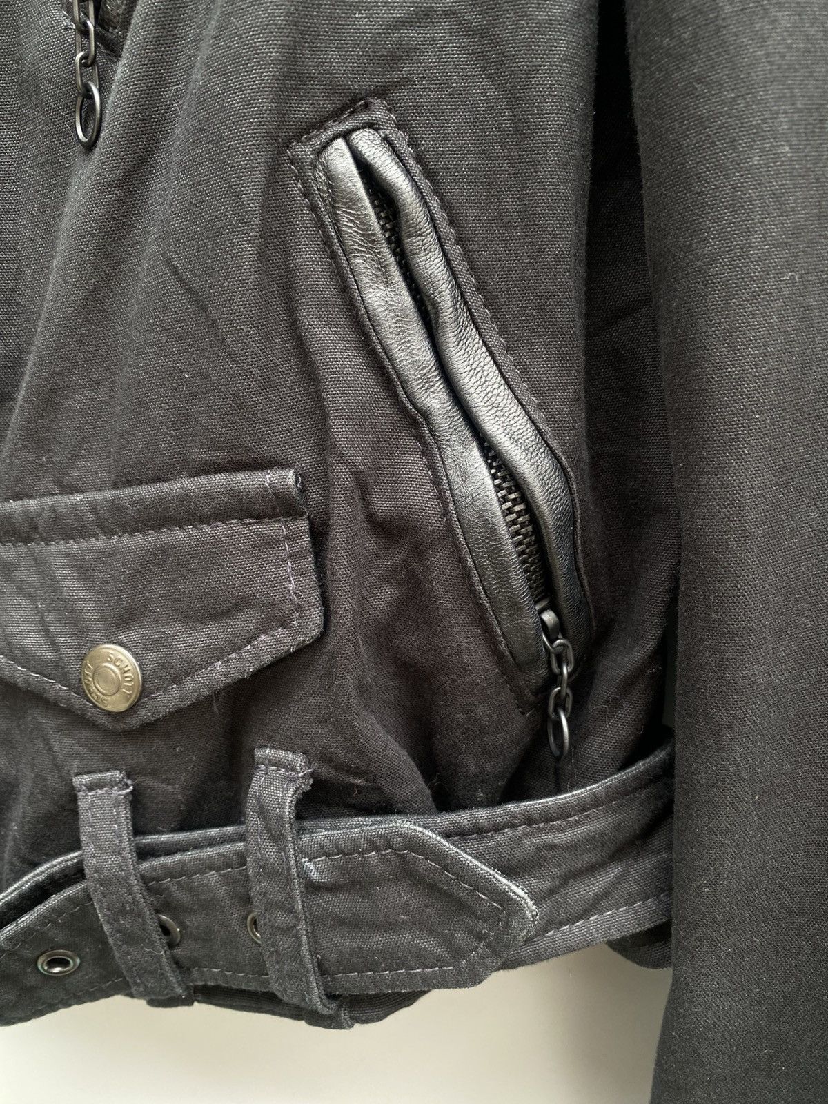Y's Schott x Yohji Yamamoto Y’s - Perfecto Biker Jacket Size S / US 4 / IT 40 - 8 Thumbnail