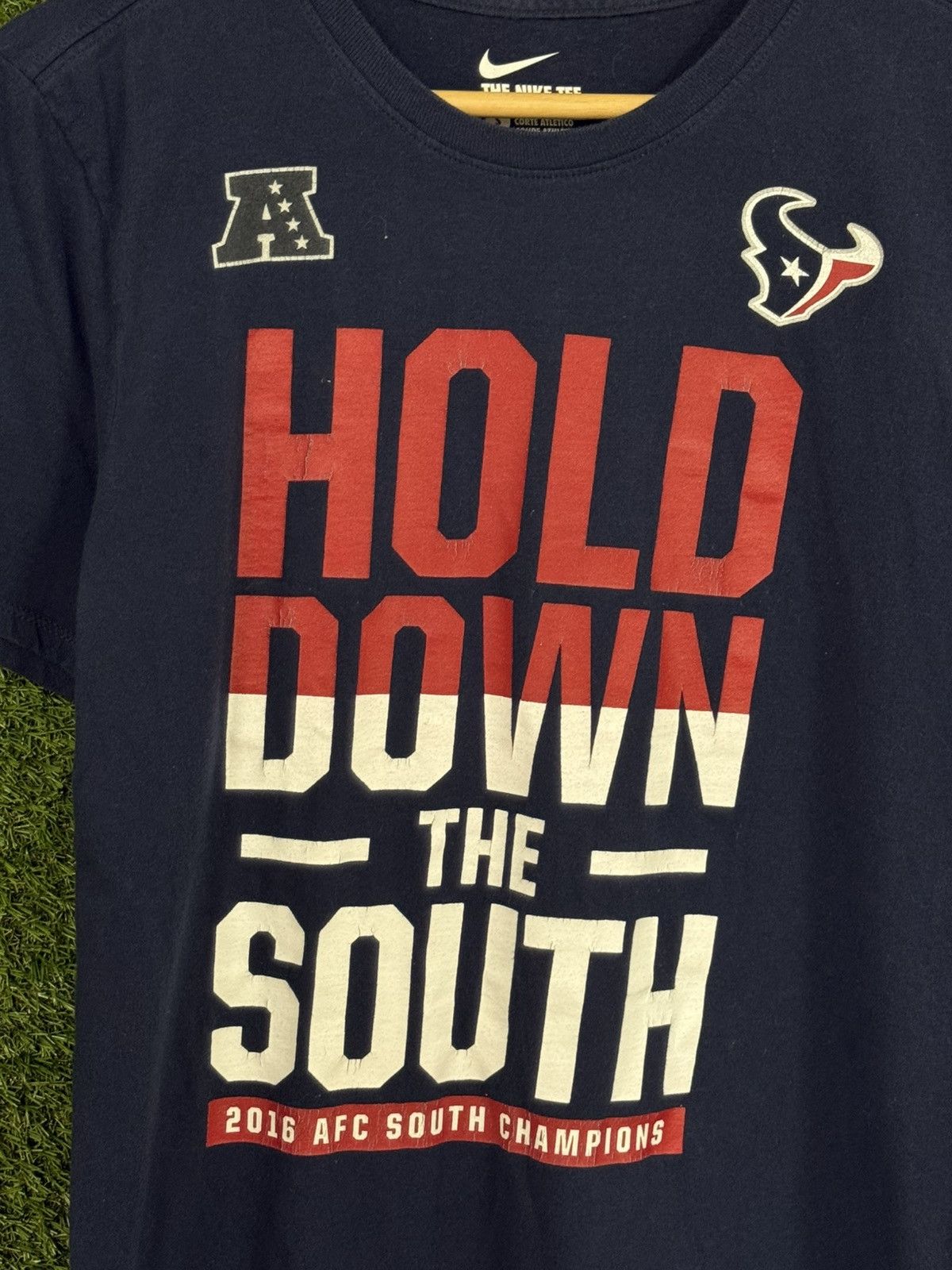 Nike Nike Houston Texans Swoosh South Navy Tee Small Size US S / EU 44-46 / 1 - 2 Thumbnail