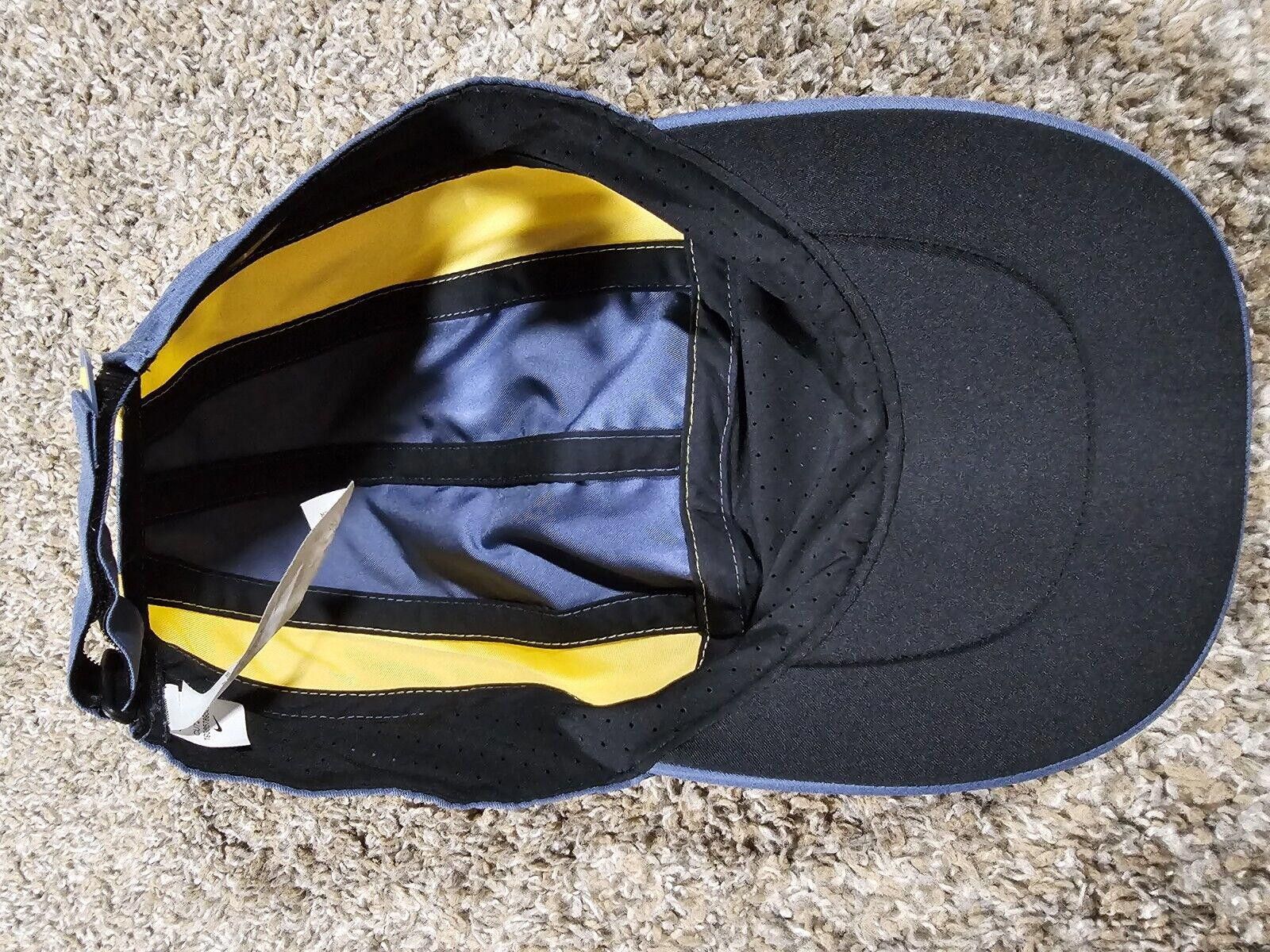 Nike NIKE Tailwind dri-fit 5 panel hat blue yellow speckled Strap Size ONE SIZE - 9 Thumbnail