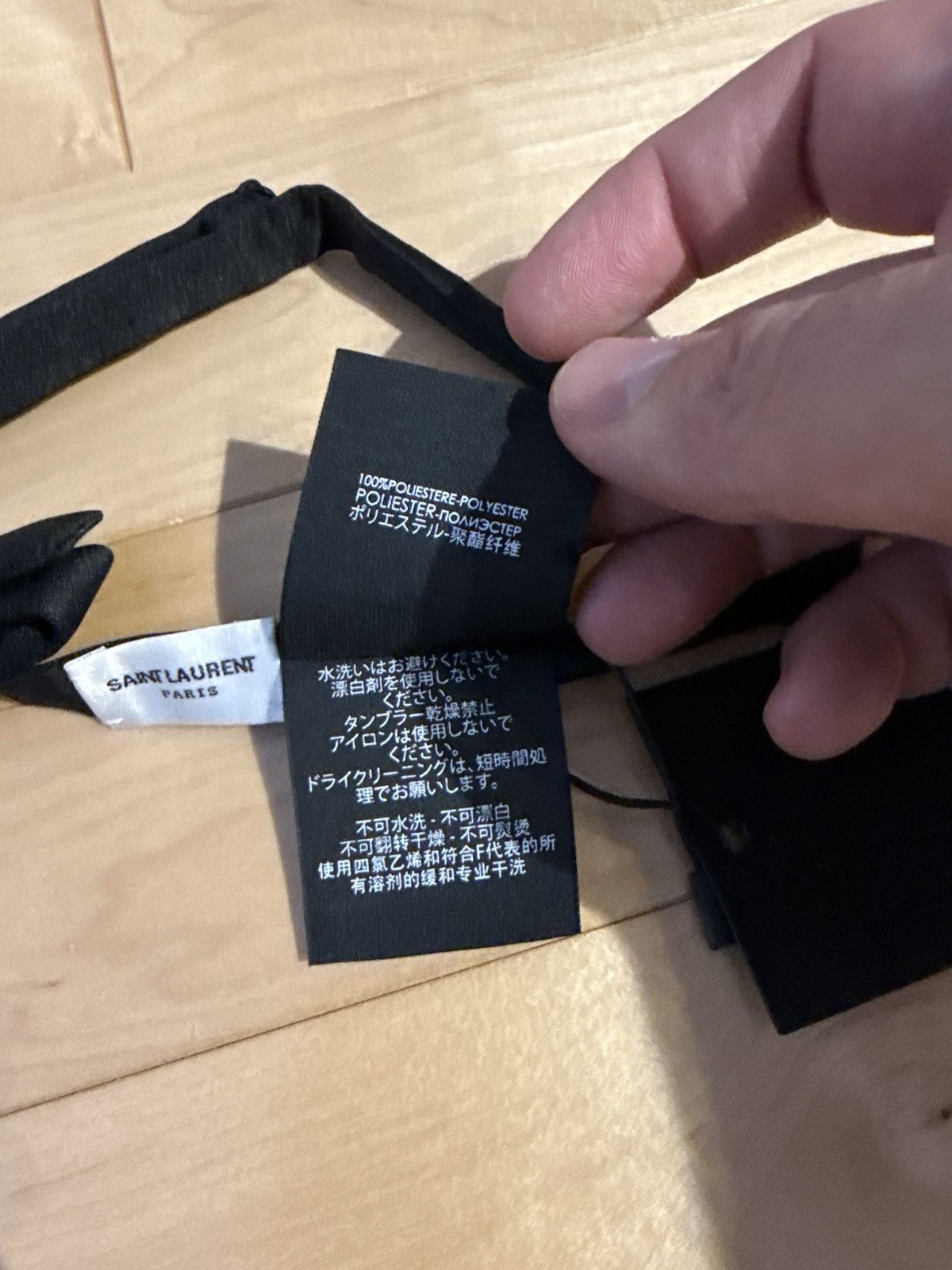 Saint Laurent Paris Saint Laurent Bow Tie Size ONE SIZE - 4 Thumbnail