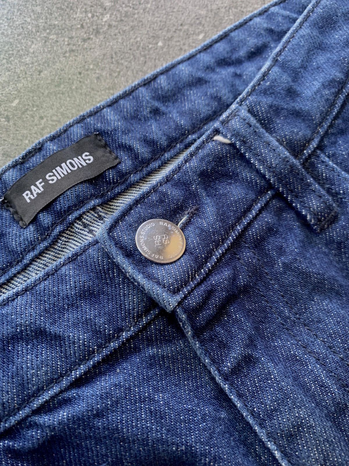 Raf Simons FREE TAX! SS 2019 Slim Tape Denim Jeans Size US 28 / EU 44 - 6 Thumbnail