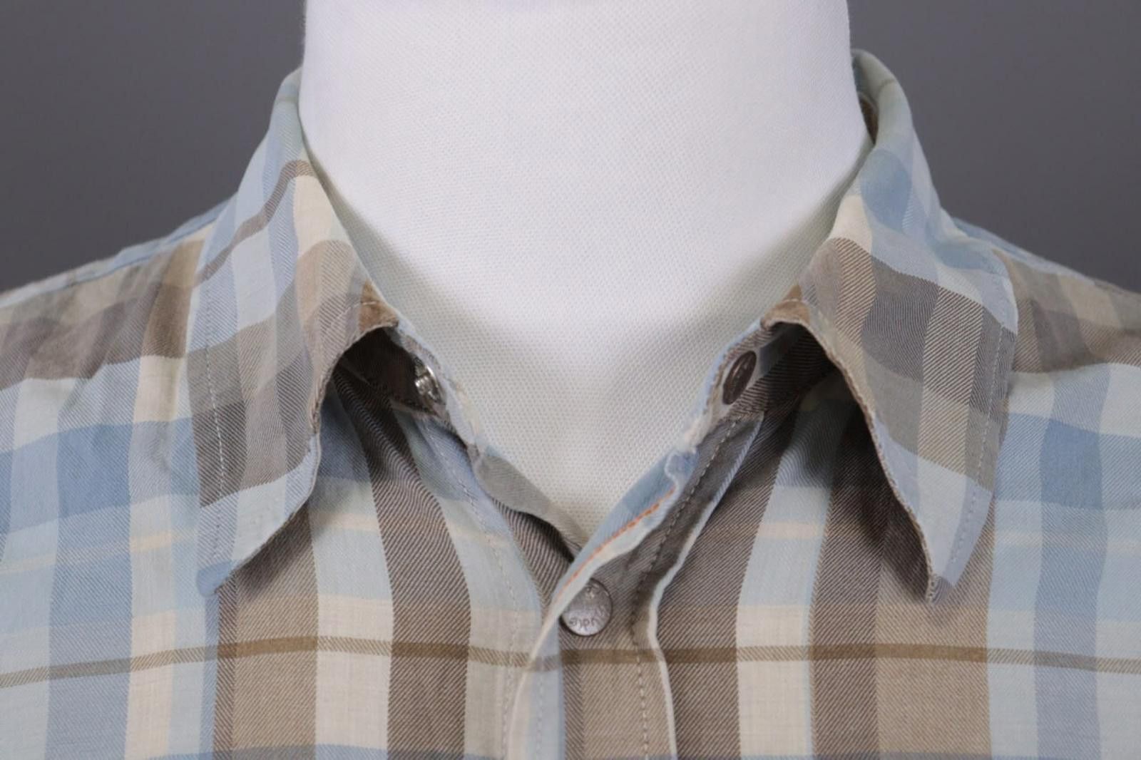 Nudie Jeans Nudie Jeans Multicolor Check Overshirt Shirt Size L Size US L / EU 52-54 / 3 - 6 Thumbnail