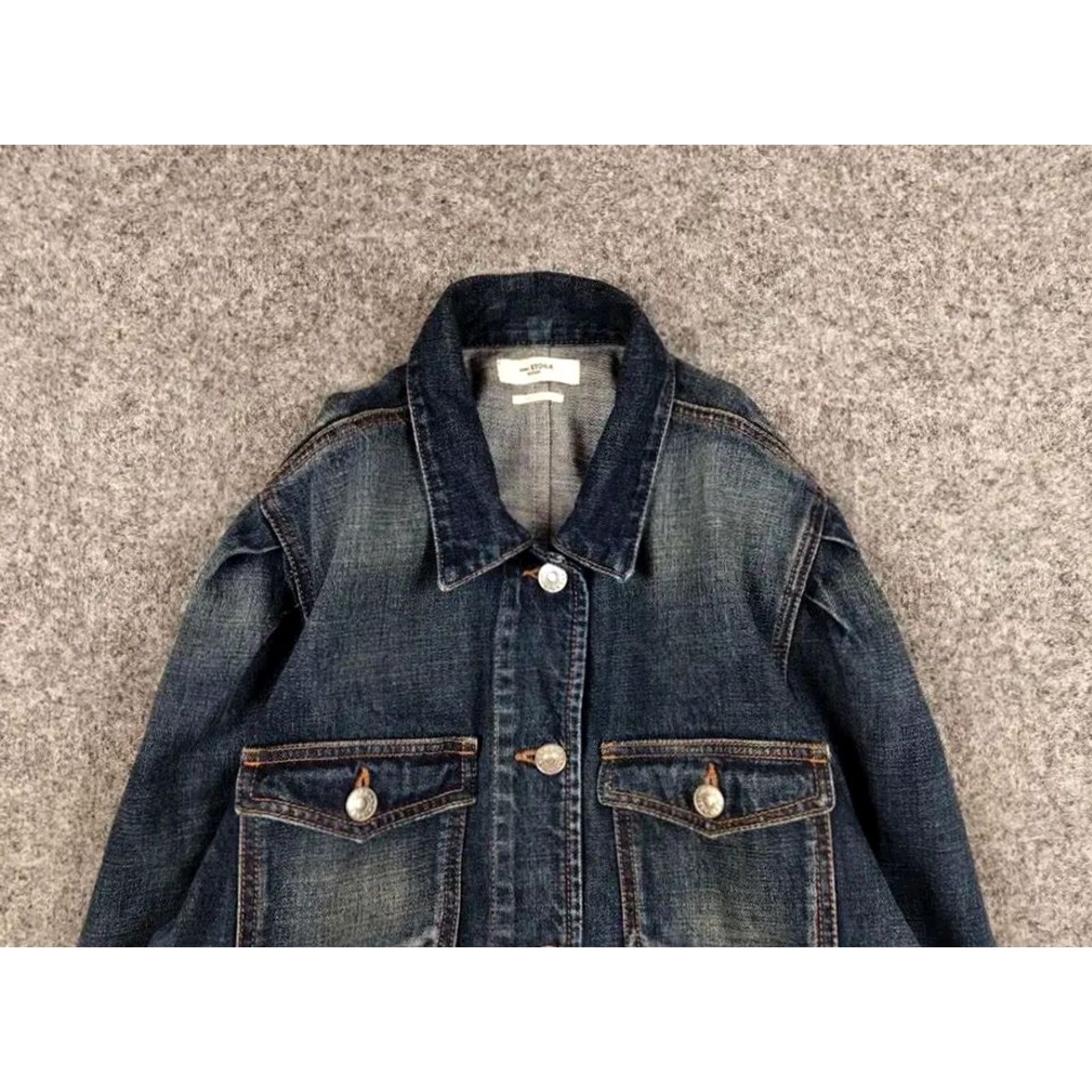 Vintage Isabel Marant Étoile Bolinea Denim Puff Sleeve Jacket Womens Regular 38 Blue Denim Jacket Vintage No Size XS / US 0-2 / IT 36-38 - 3 Thumbnail