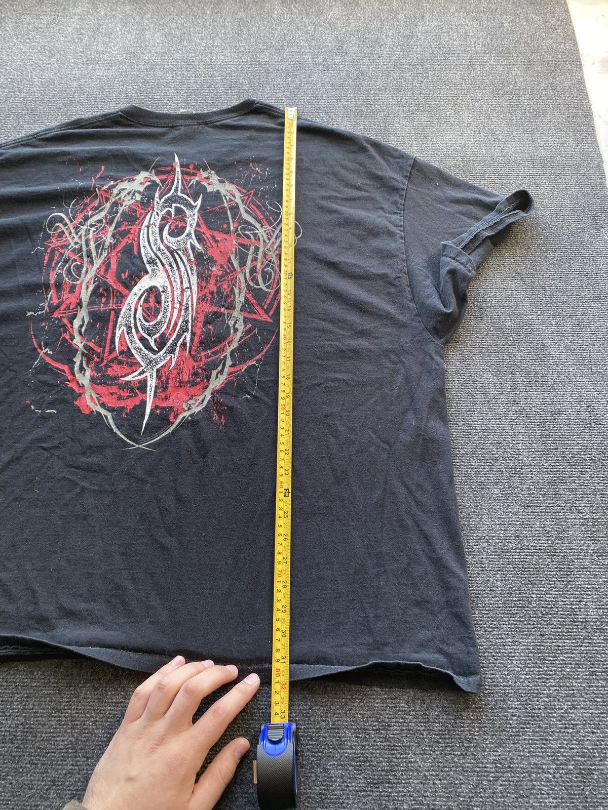 Band Tees 🔥00s Slipknot Band Tour Black 4xl Tee mens Des Moines Iowa Size US XXL / EU 58 / 5 - 5 Thumbnail