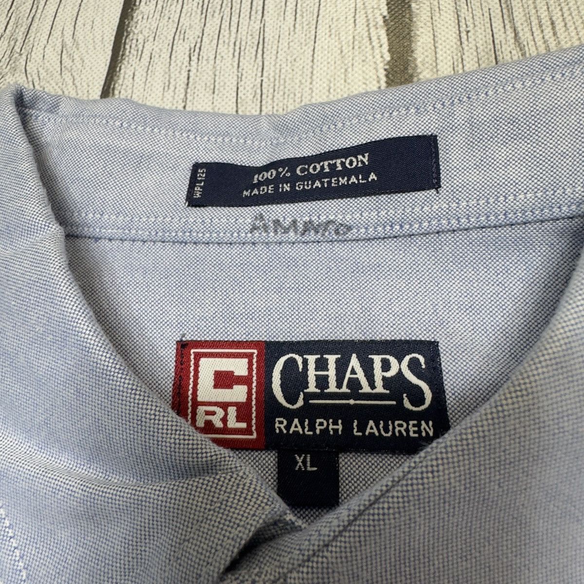 Chaps Ralph Lauren × Vintage Vintage Chaps Ralph Lauren shirt Size US XL / EU 56 / 4 - 4 Thumbnail