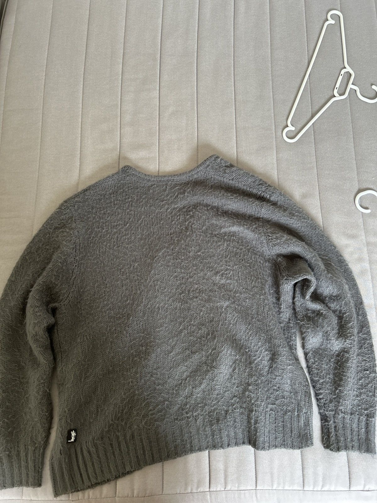 Stussy Stussy brushed cardigan lavender Size US XL / EU 56 / 4 - 4 Thumbnail
