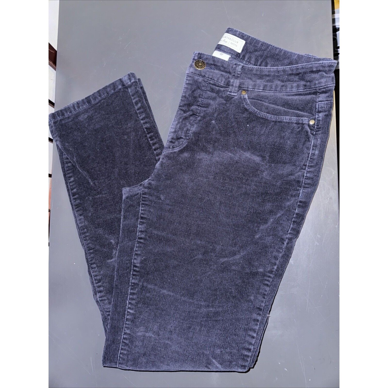Other Charter Club Petite Lexington Corduroy Straight-Leg Pants Si Size 27" / US 4 / IT 40 - 13 Thumbnail