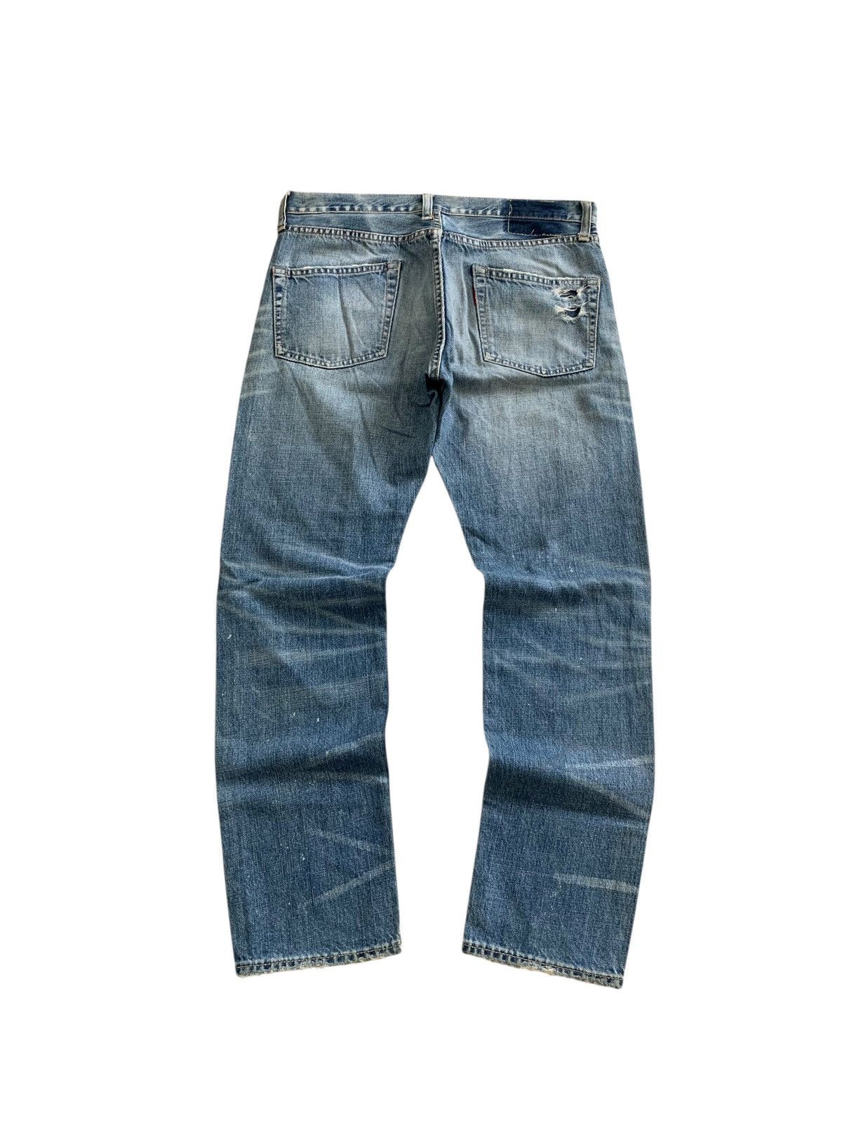 Japanese Brand RNA inc Grunge Distressed Crazy Faded Jeans Size US 30 / EU 46 - 9 Thumbnail