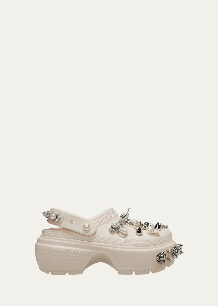 Crocs × Simone Rocha SIMONE ROCHA X CROCS Embellished Stomp Clogs Dew Size US 9 / IT 39 - 1 Thumbnail