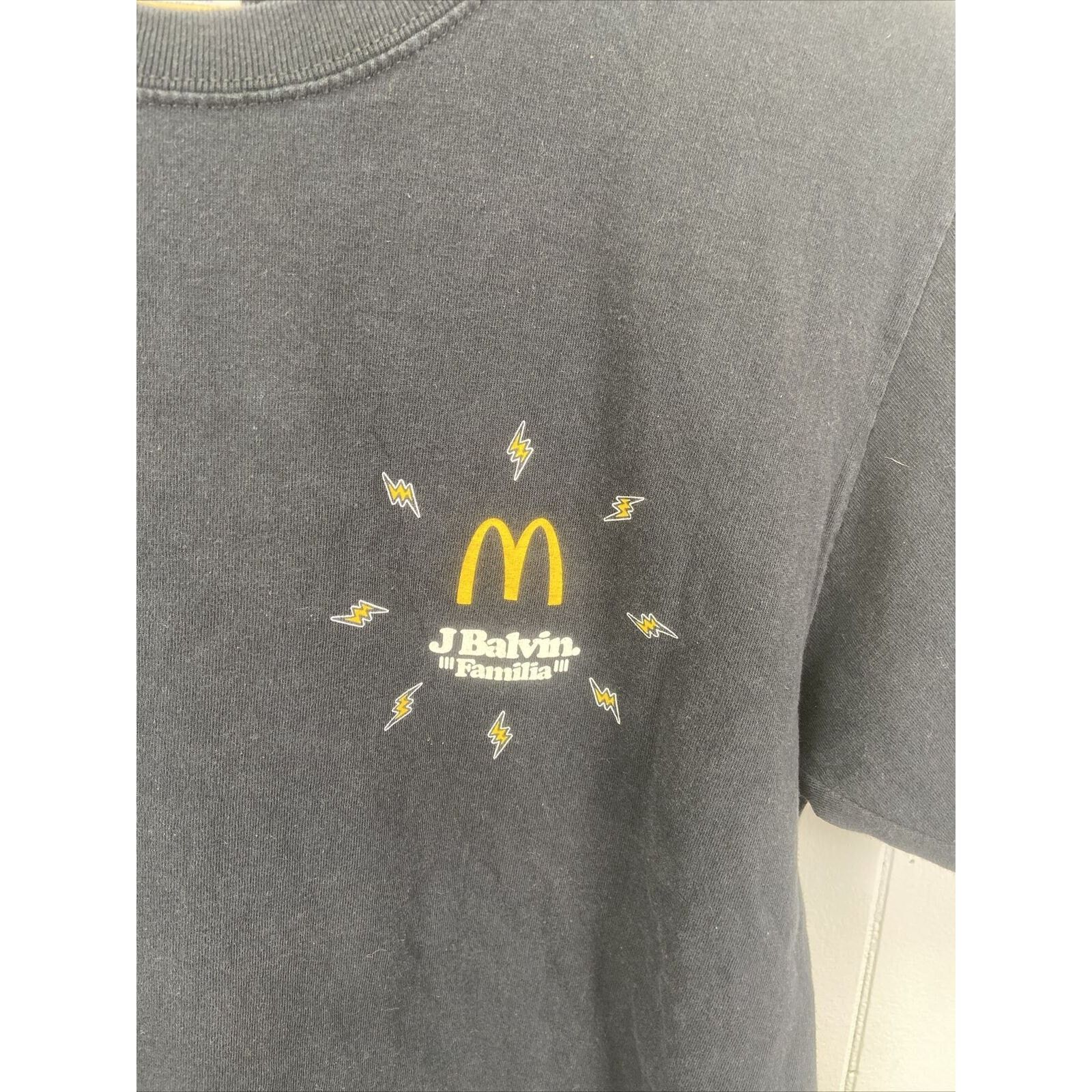 Other J Balvin McDonalds “Familia” Black T-Shirt Size Medium Size US M / EU 48-50 / 2 - 2 Thumbnail