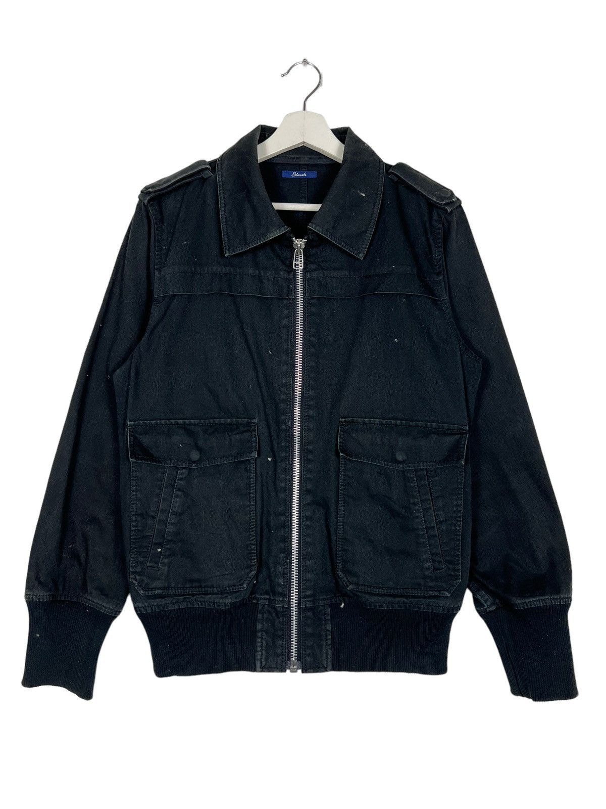 Japanese Brand 🔥 SLOUCH JAPANESE MINIMALIS ZIPPER JACKET MADE IN JAPAN Size US L / EU 52-54 / 3 - 1 Thumbnail