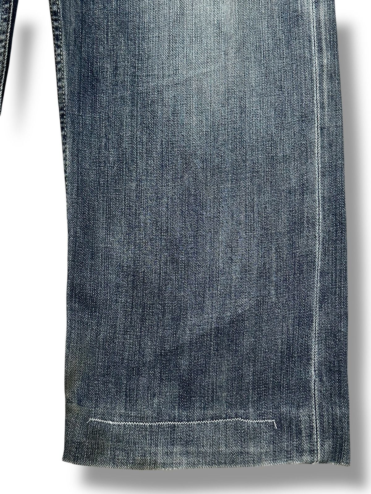 Japanese Brand Villand Vintage Distressed Baggy Loose Style With Faded Wash Size US 31 - 10 Thumbnail