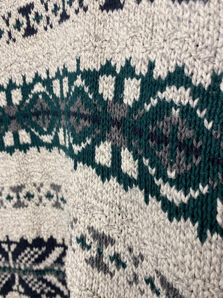 Designer Vintage 90s JTJ Collection Patterned Knit Sweater XL Size US XL / EU 56 / 4 - 2 Thumbnail