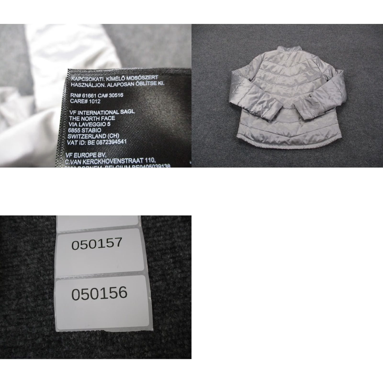 The North Face The North Face Jacket Womens M Gray Puffer Zip Inner Pockets Quilted Lightweight Outdoor Winter Fall Size M / US 6-8 / IT 42-44 - 9 Thumbnail