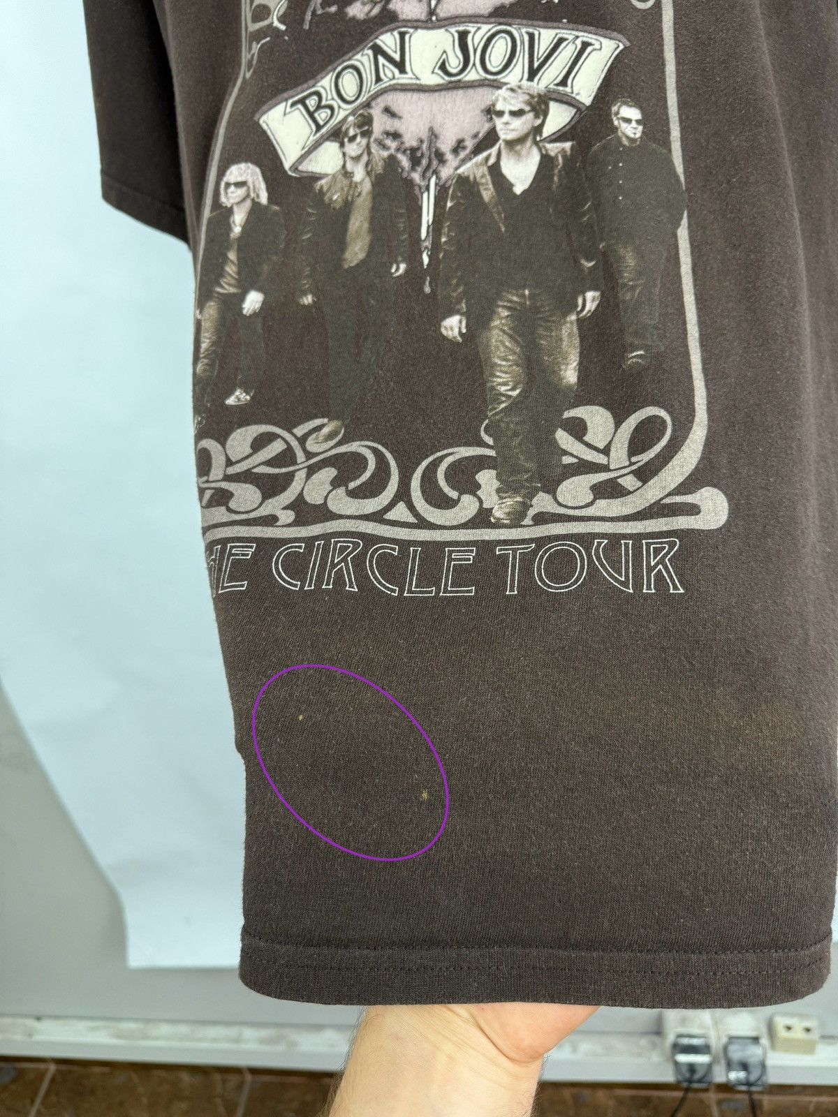 Bon Jovi 🇺🇸 Vintage 2010 Bon Jovi Rock Bend T-Shirt Rare Retro Hype Size US M / EU 48-50 / 2 - 12 Thumbnail