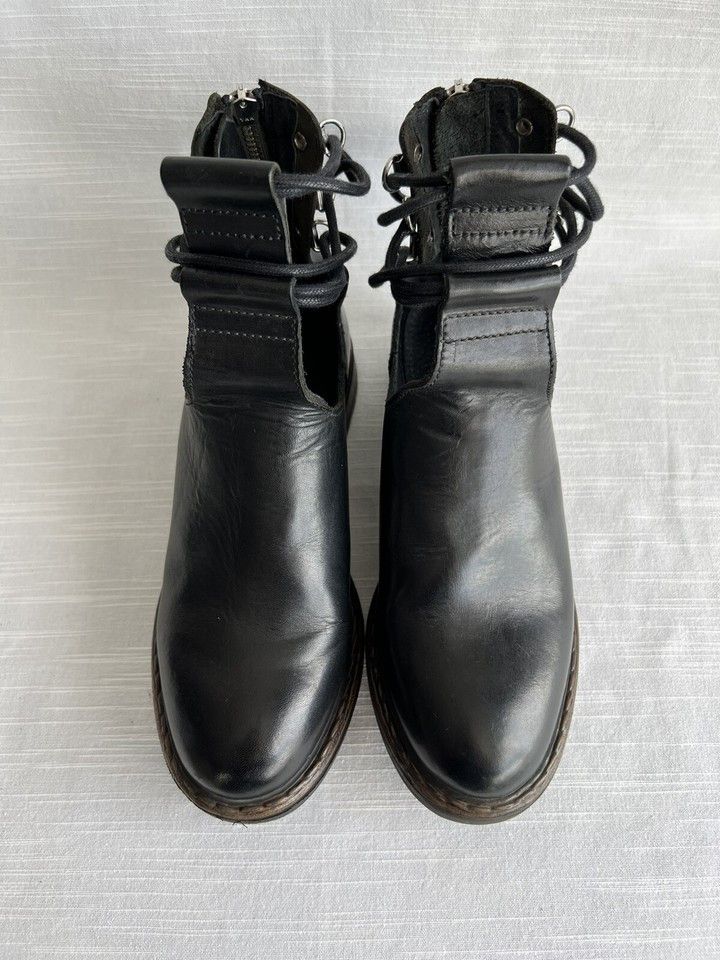 Diesel Diesel Leather Women's Shoes Boots Black Size 37 Size US 7 / IT 37 - 4 Thumbnail
