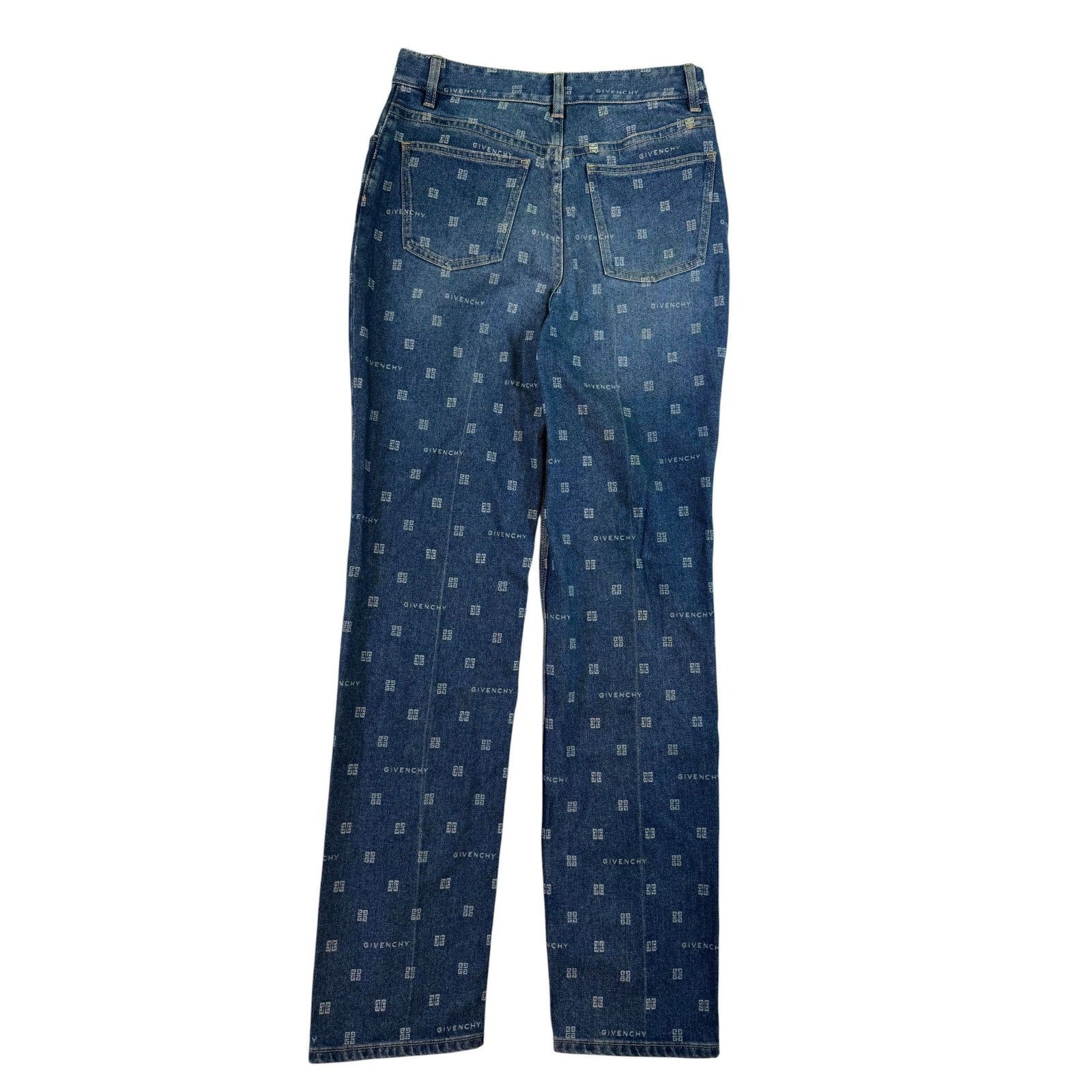 Givenchy Givenchy Dark Wash Monogram Jeans Size US 28 / EU 44 - 2 Thumbnail