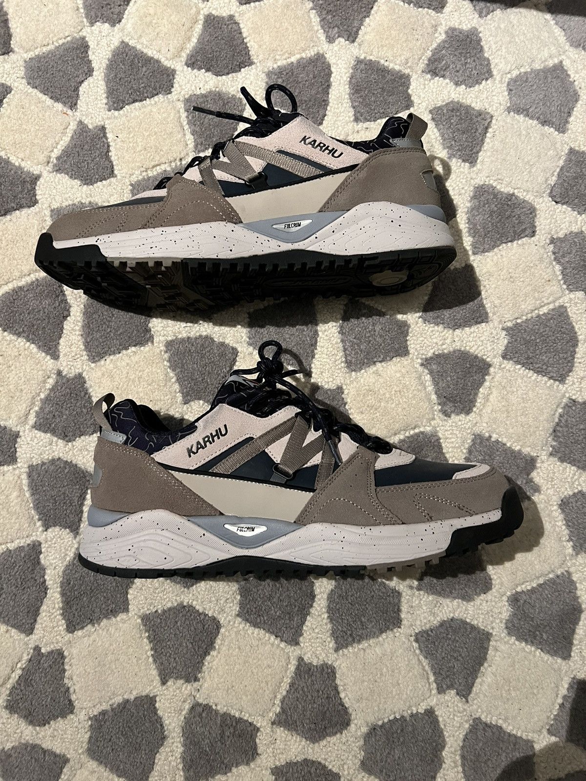image of Karhu Fusion Xc Wp Brindle / Sea Storm Shoes in Grey, Men's (Size 10)
