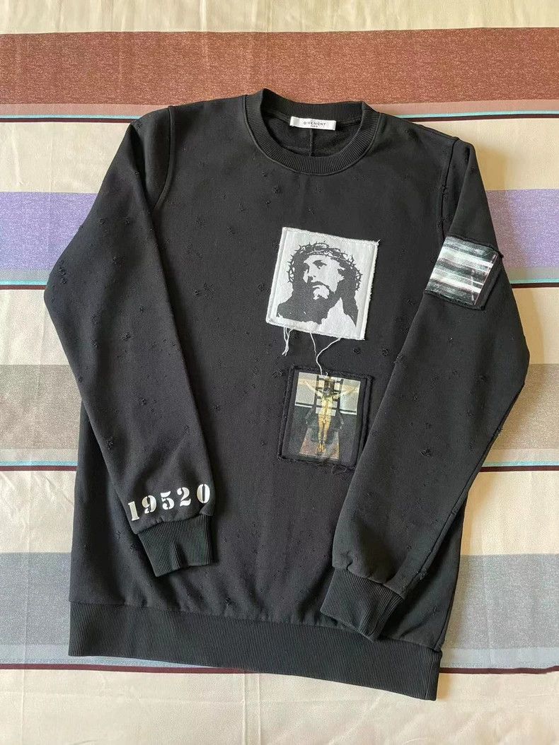 Givenchy Givenchy Long-sleeve Terry T-Shirt Sweater, OS Loose Fit Size US XS / EU 42 / 0 - 1 Thumbnail