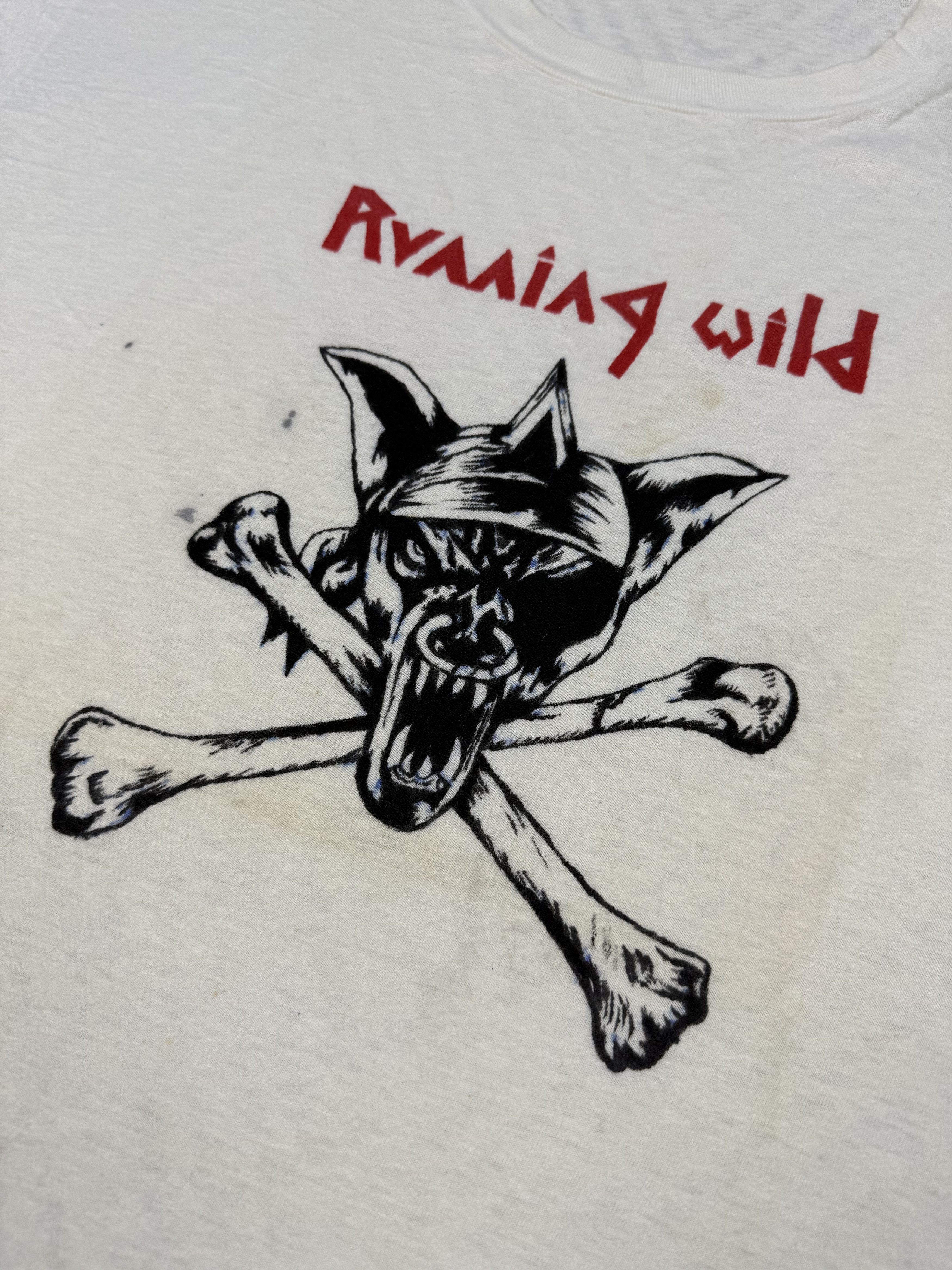 Band Tees Rare Running Wild vintage tshirt 80s Size US XL / EU 56 / 4 - 2 Thumbnail