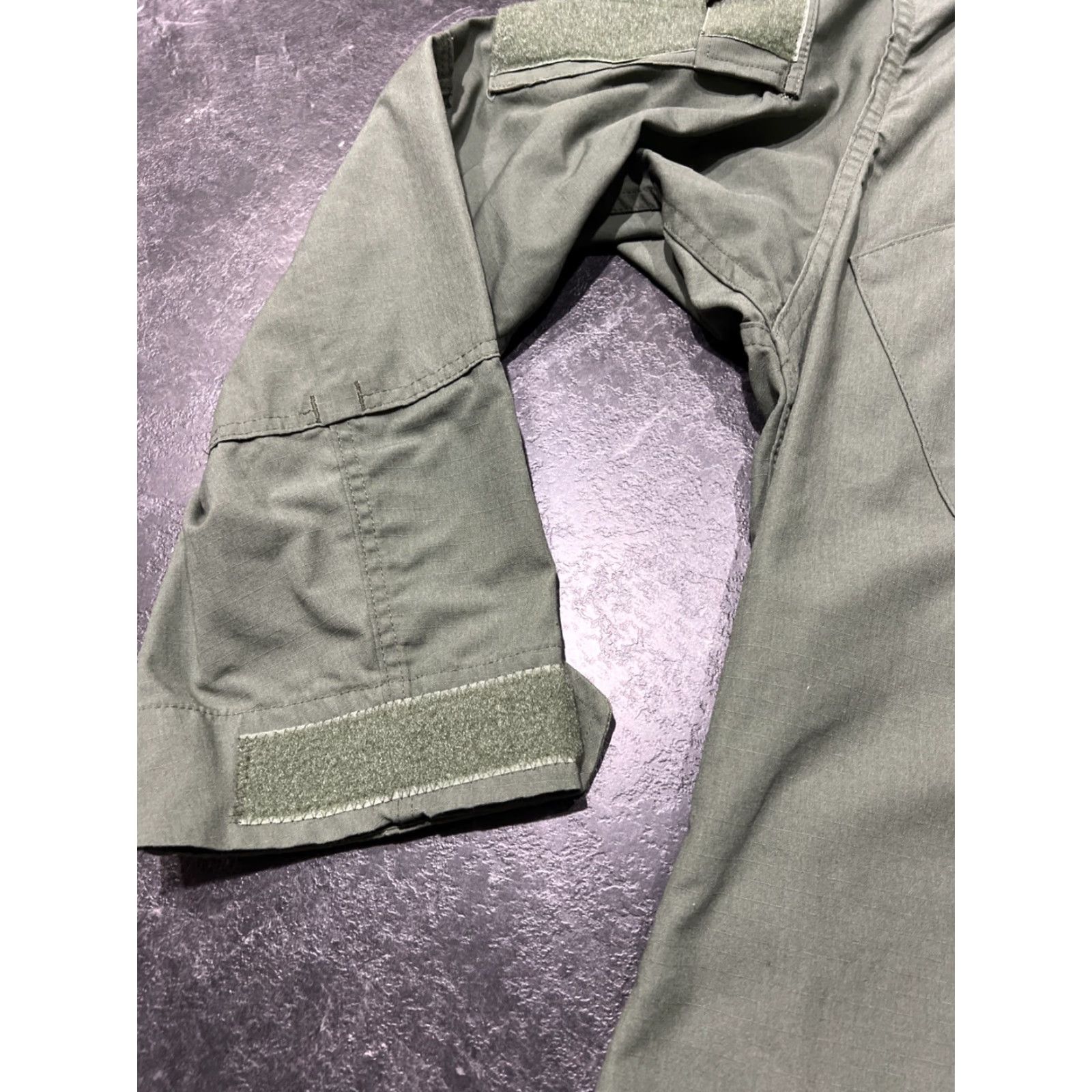 Olive VINTAGE TRU-SPEC Military Tactical Response Shirt Men’s Large Olive Drab Green Ripstop Cotton Blend Size US L / EU 52-54 / 3 - 6 Thumbnail