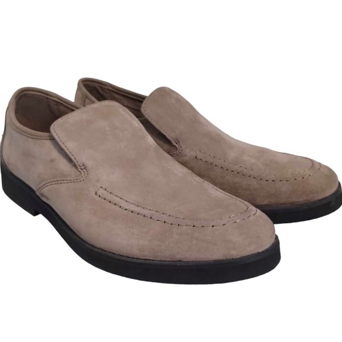 Hush Puppies suède pantoffels zwart