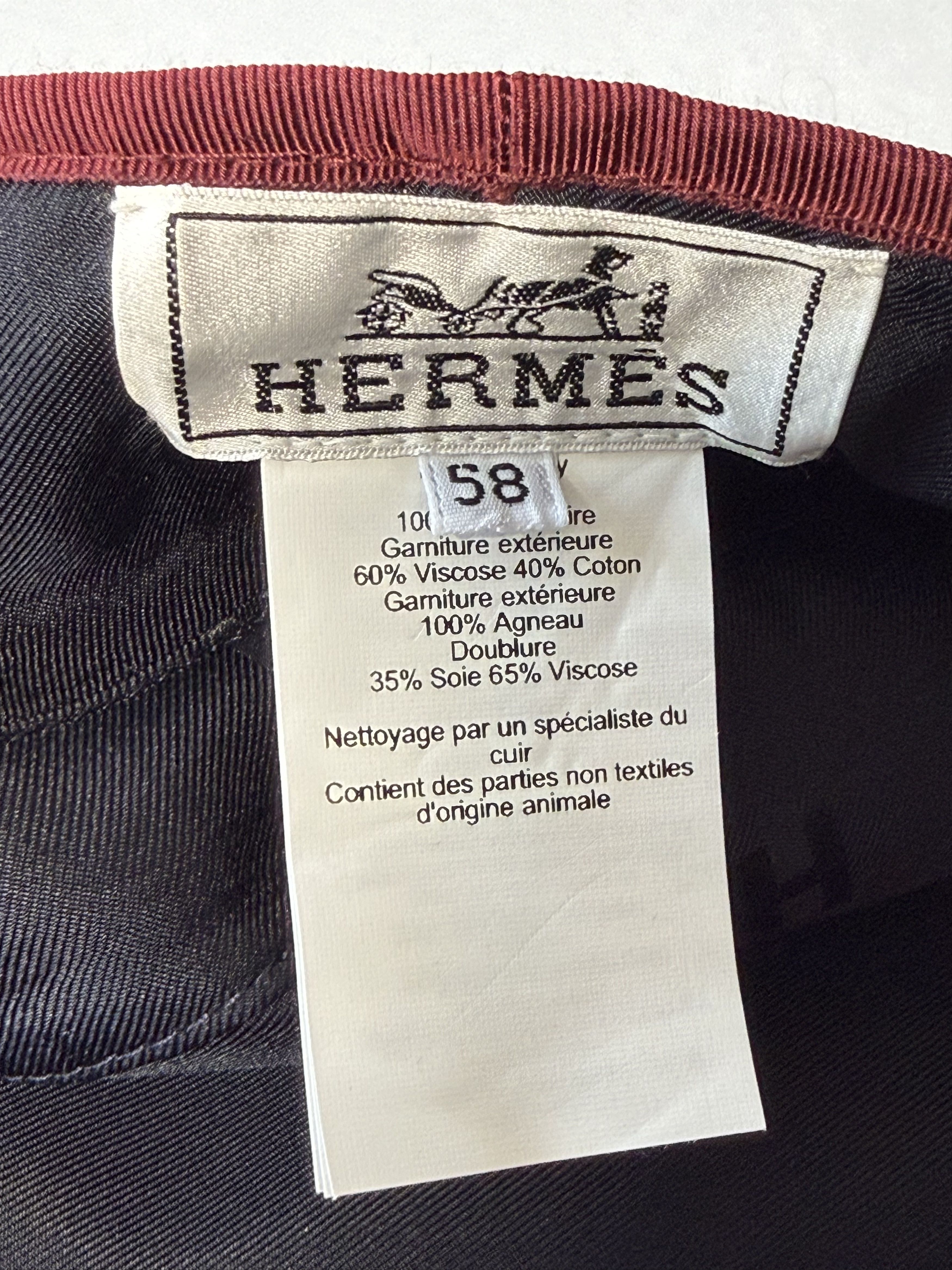 Hermes Hermes Camel Cashmere Saint Honore Serie Beret Size 58 Size ONE SIZE - 10 Thumbnail