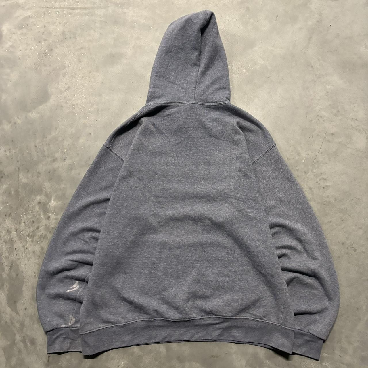 Japanese Brand × Vintage Crazy Vintage Y2K/2000s Faded Blue Las Vegas Spellout Essential Hoodie! Size US XL / EU 56 / 4 - 7 Thumbnail