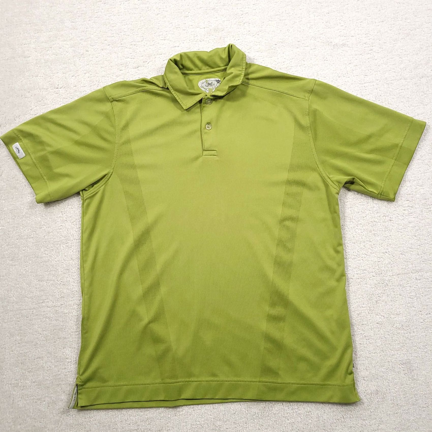 Callaway Callaway Golf Polo Shirt Mens Large Short Sleeve Green Stripe Logo Size US L / EU 52-54 / 3 - 2 Thumbnail