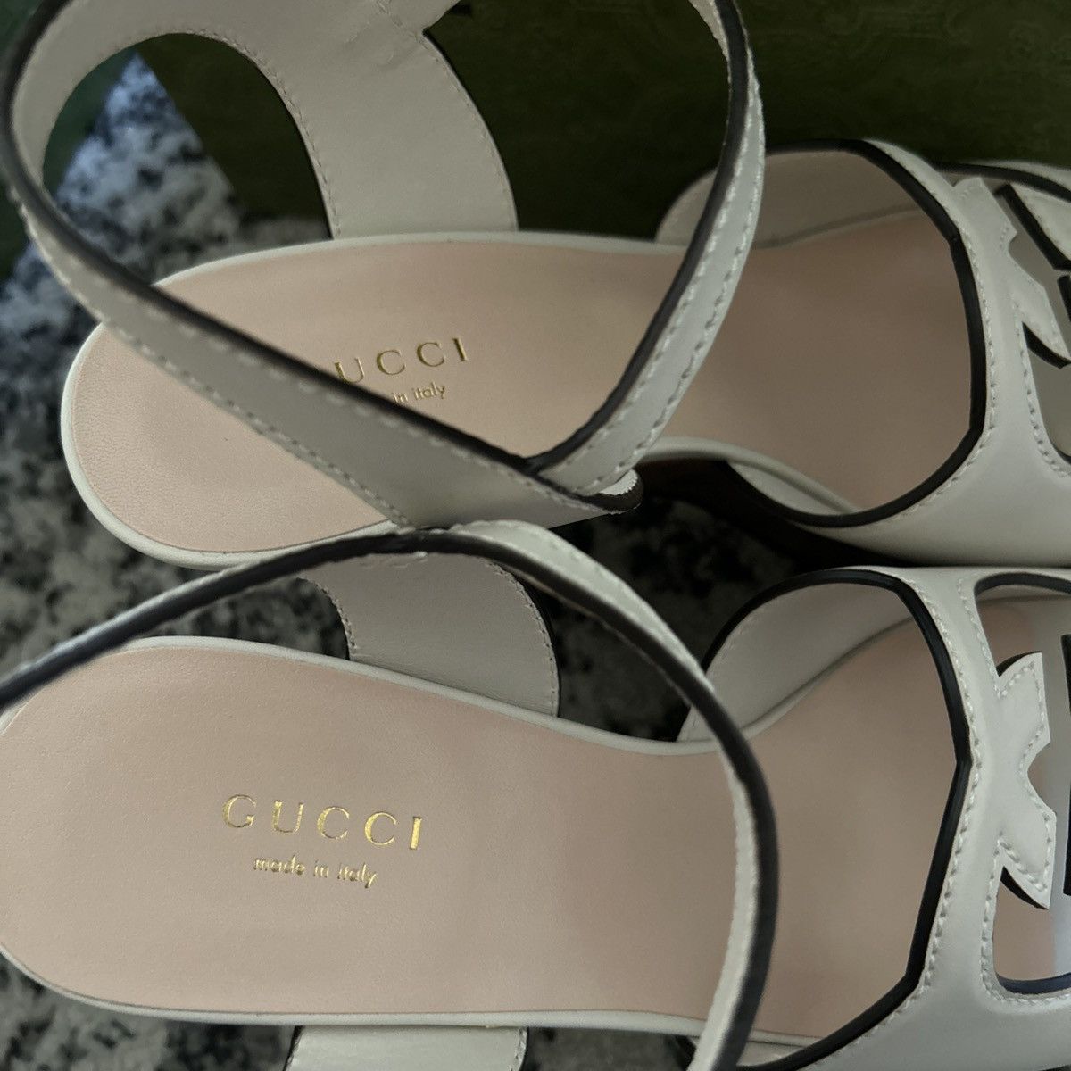 Gucci Gucci Interlocking G 110mm Leather High Heels Sandals Size US 9.5 / IT 39.5 - 5 Thumbnail