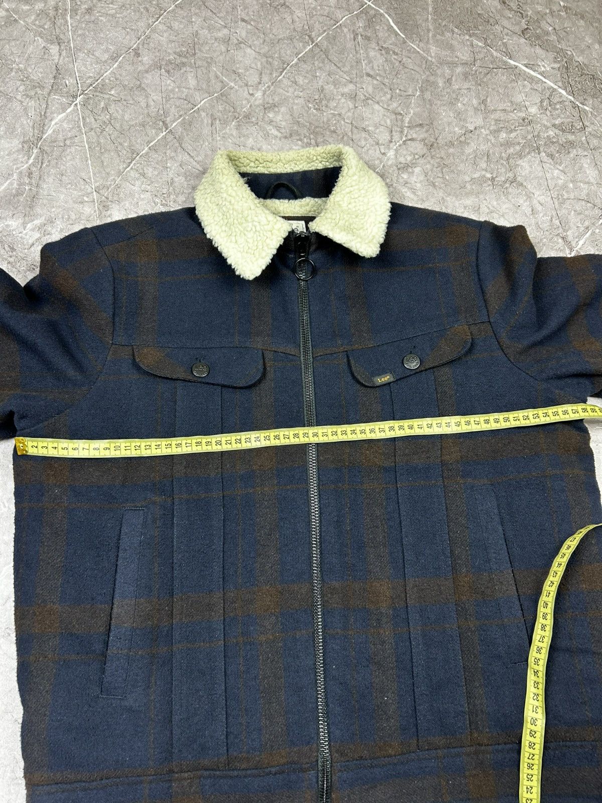 Lee Lee Vintage Fleece Wool Sherpa Jacket Size US M / EU 48-50 / 2 - 11 Thumbnail