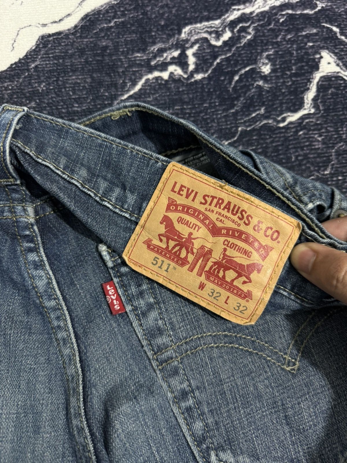 Levi's Levis 511 for over 145 year slim fit jeans Size US 32 / EU 48 - 4 Thumbnail