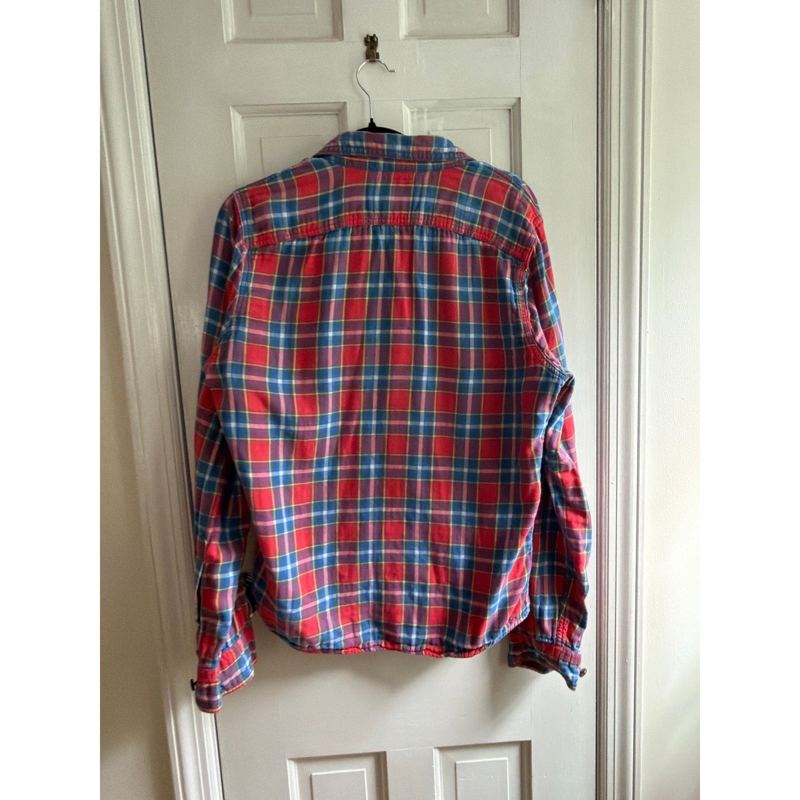 Abercrombie & Fitch Vintage Abercrombie & Finch M Red and Blue Plaid Button Down Size US M / EU 48-50 / 2 - 5 Thumbnail
