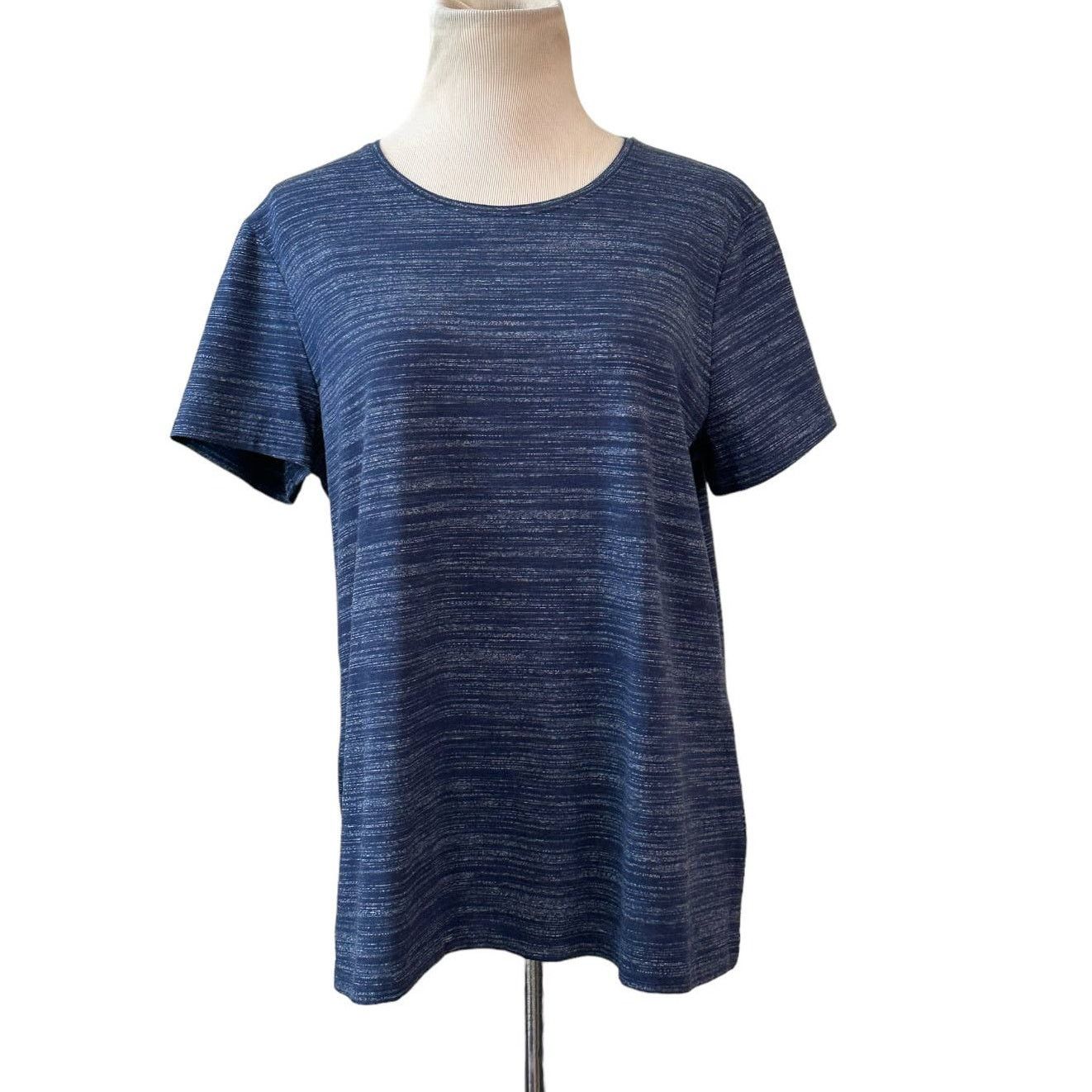 Croft & Barrow Croft & Barrow blue crew neck short sleeves t shirt size PL Size L / US 10 / IT 46 - 1 Thumbnail