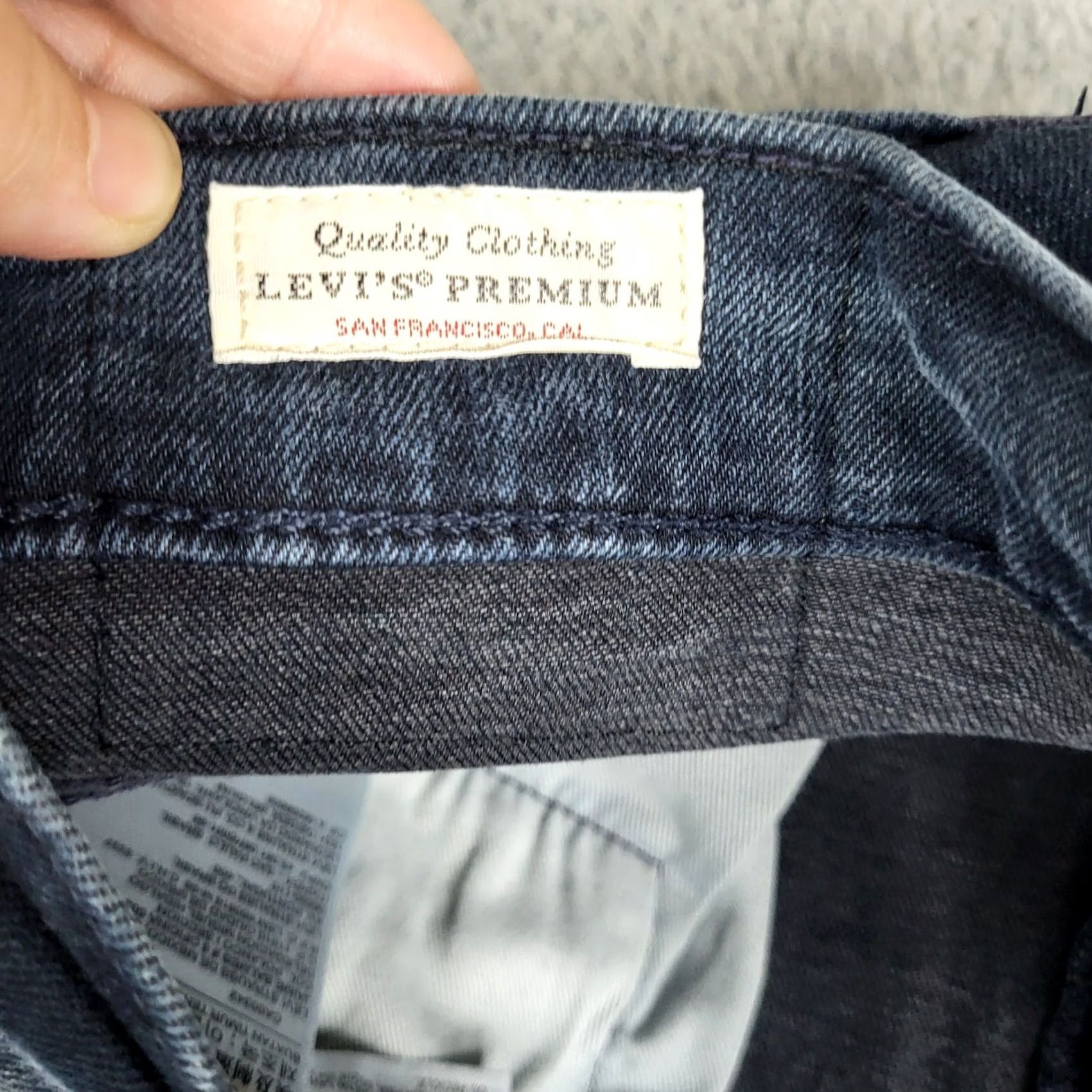 Levi's Levi’s Premium 512 Big E Jeans Size W32 Blue Five Pocket Men's Size US 32 / EU 48 - 4 Thumbnail