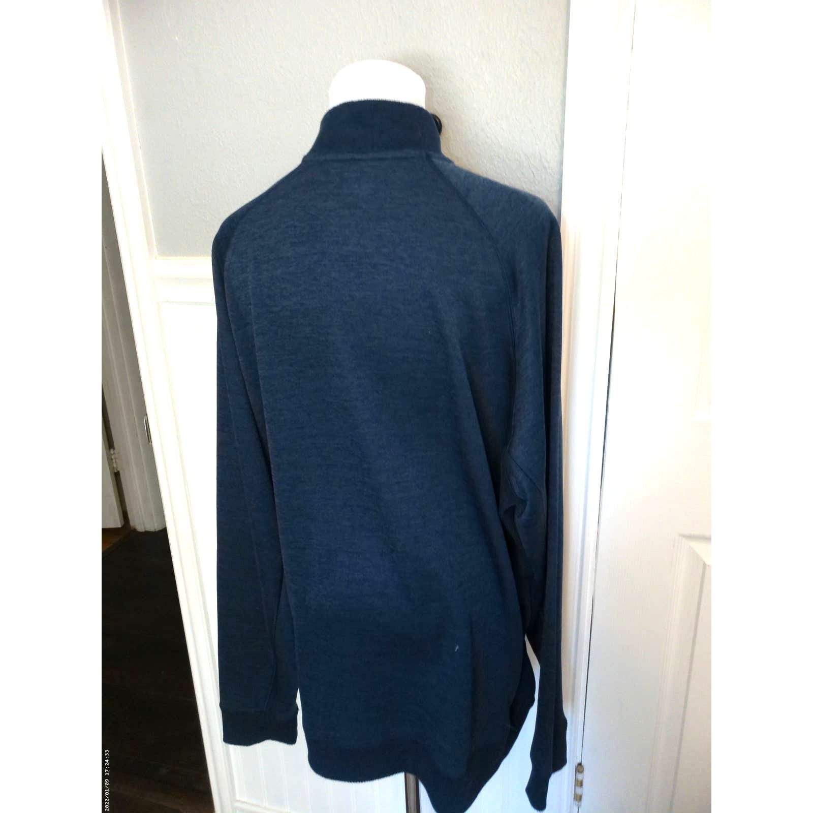 Under Armour Under Armour Sweater Navy Cold Gear 1/4 Zip Mens 2XL Size US XXL / EU 58 / 5 - 3 Thumbnail