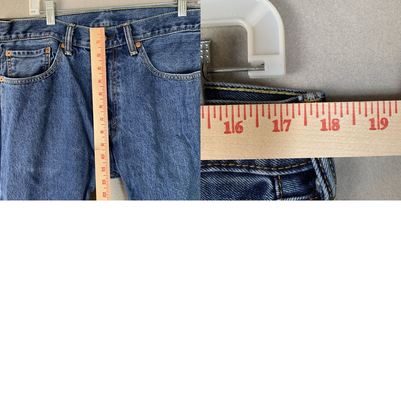 Levi's VINTAGE Jeans Mens 36 Blue Levis Men 36x32 Denim Workwear Preppy Dadcore Y2K Size US 36 / EU 52 - 8 Thumbnail