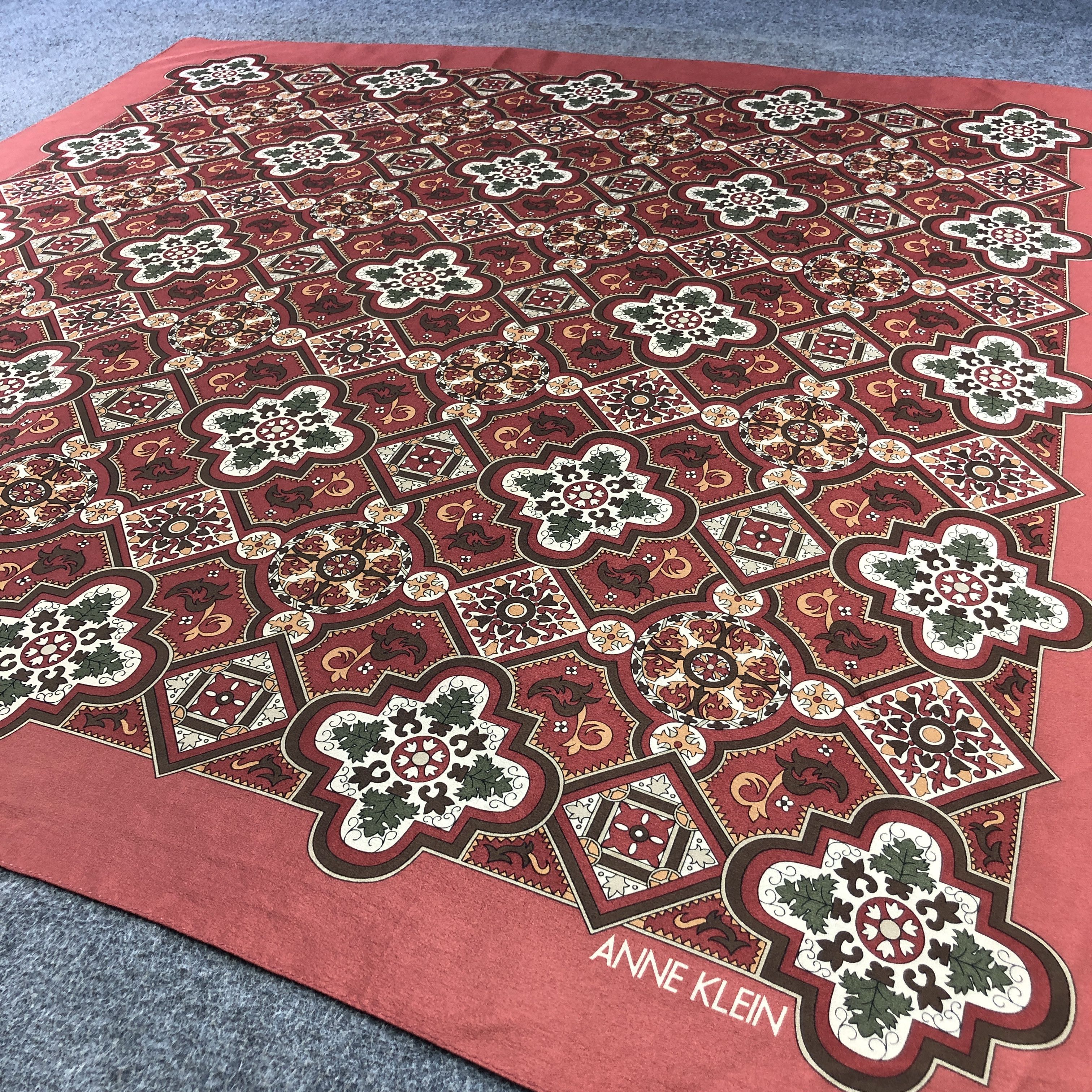 Japanese Brand Anne Klein Silk Scarf M1120 Size ONE SIZE - 3 Thumbnail