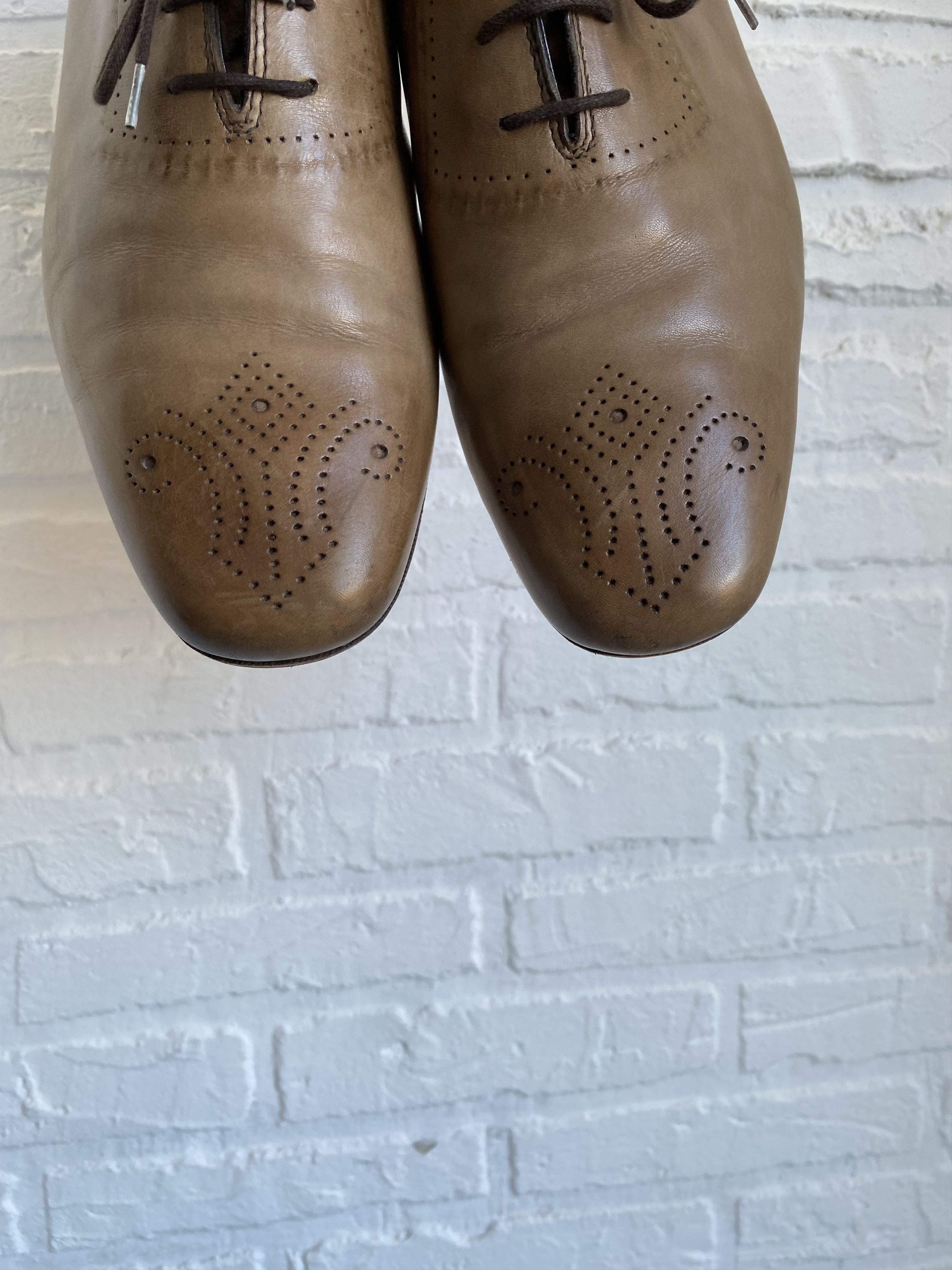Bottega Veneta Botegga Veneta brown brogue shoes Size US 9.5 / EU 42-43 - 5 Thumbnail